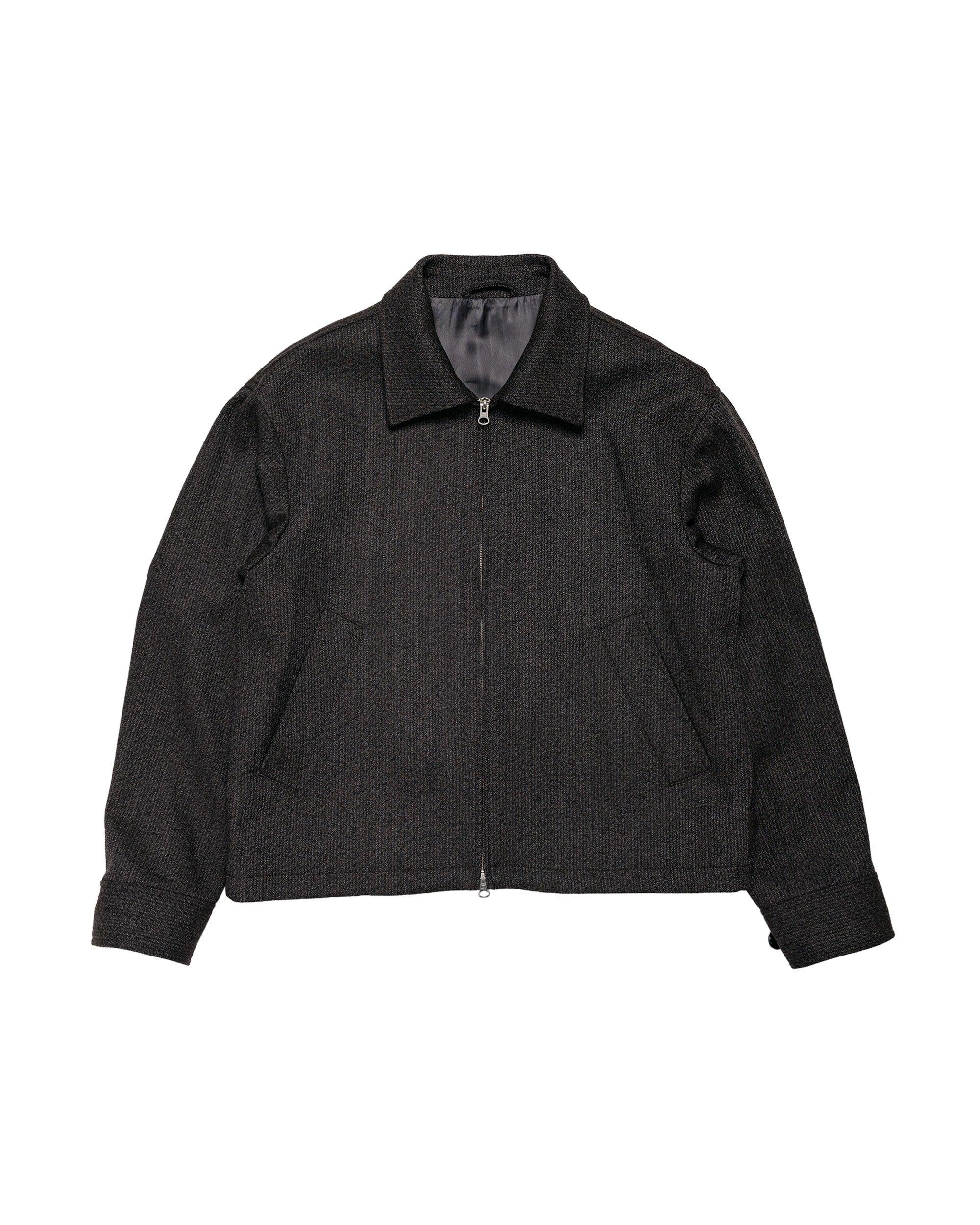 Mail Jacket Brown Melange Stripe