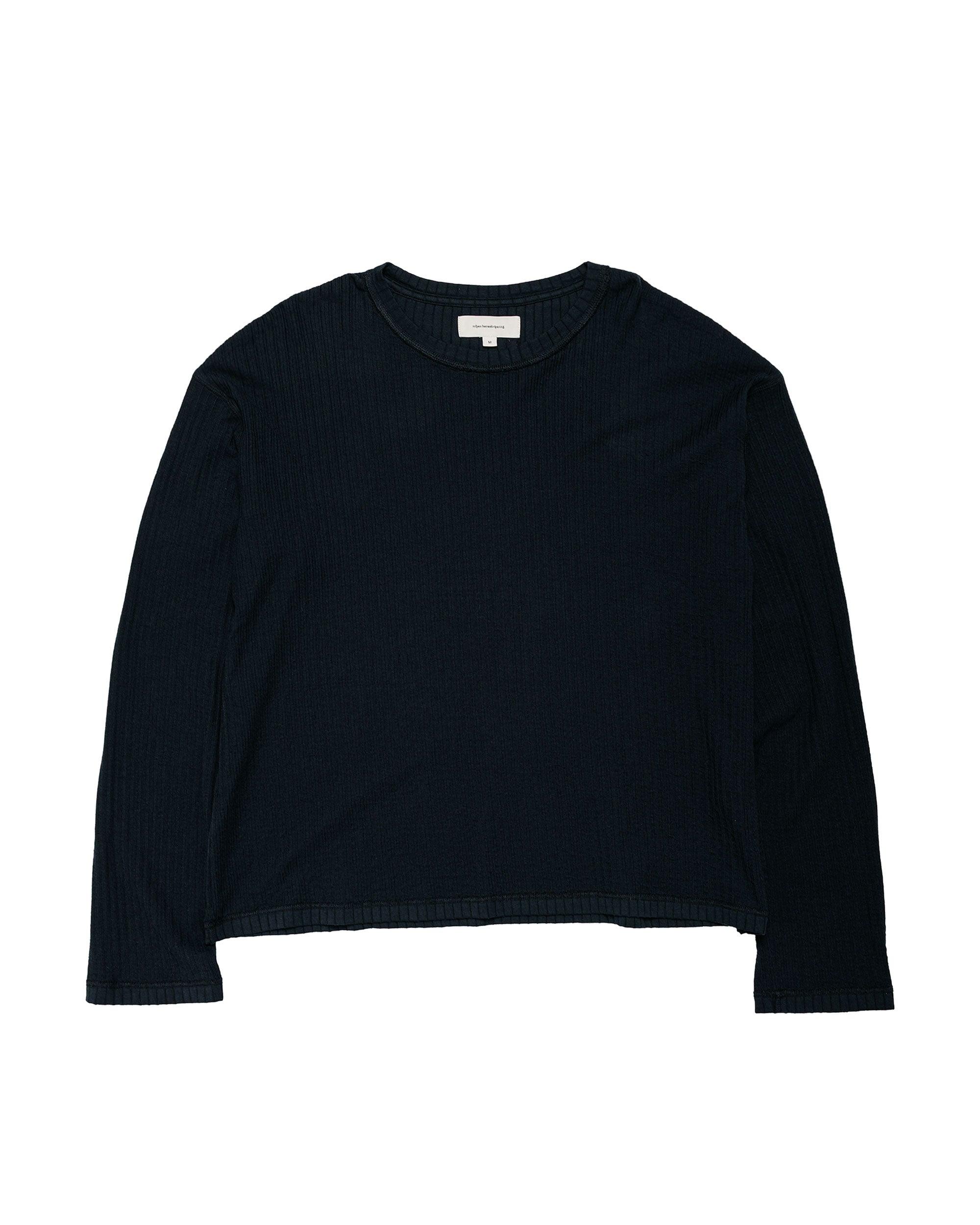 Reverse Rib Sweater Black