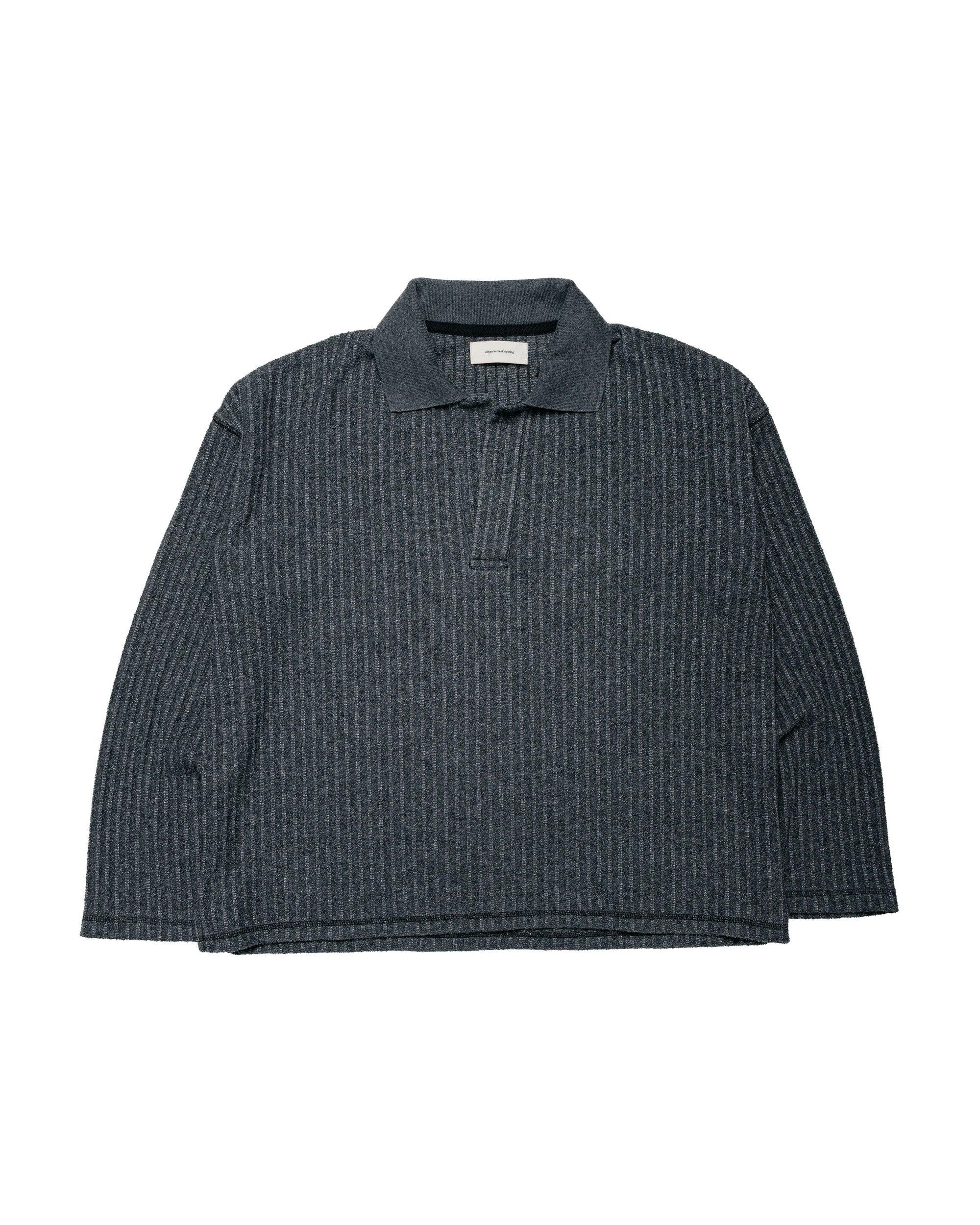 Rolodex Polo Grey Bouclé Rib