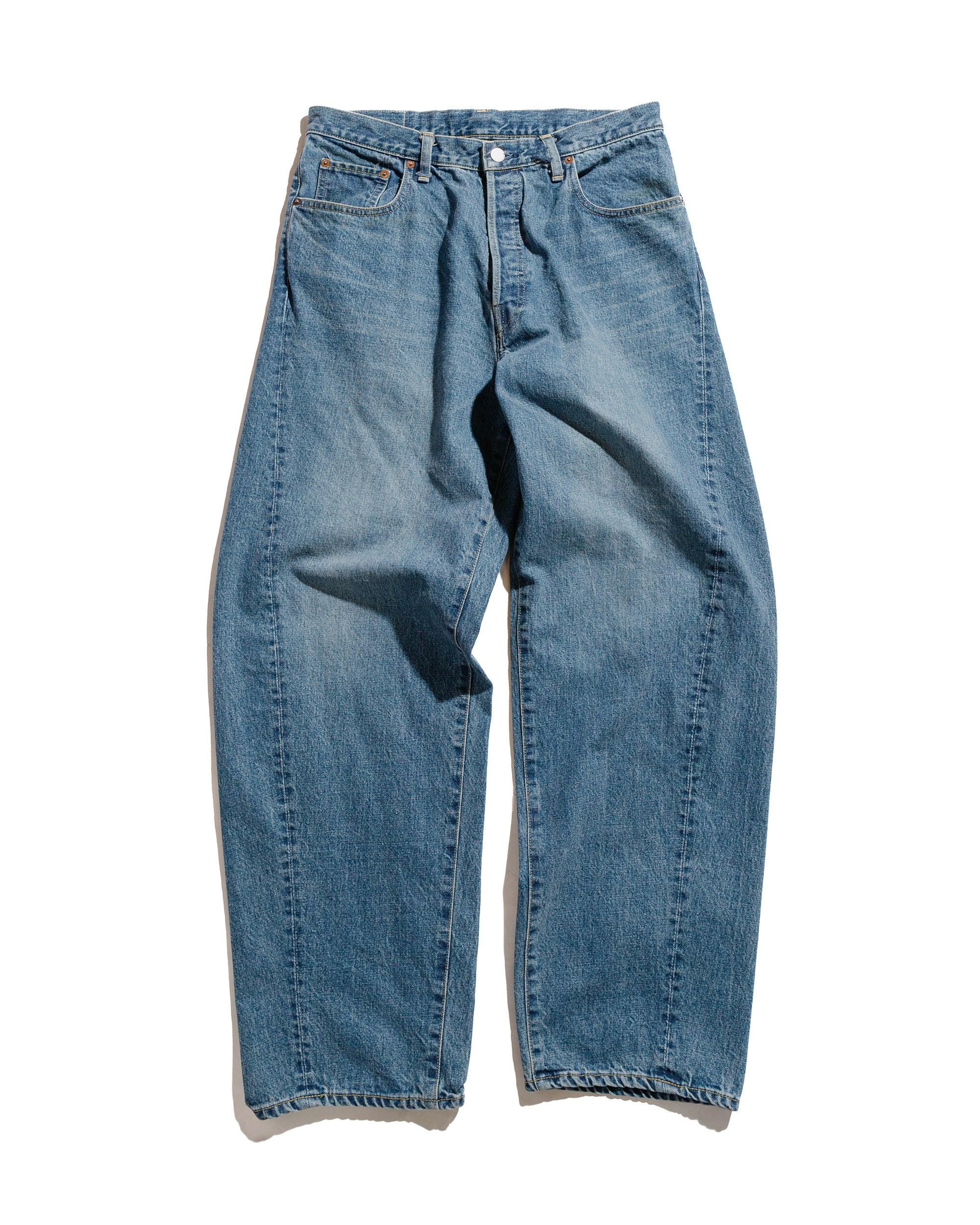 Twist Seam Vintage Denim Jeans Indigo