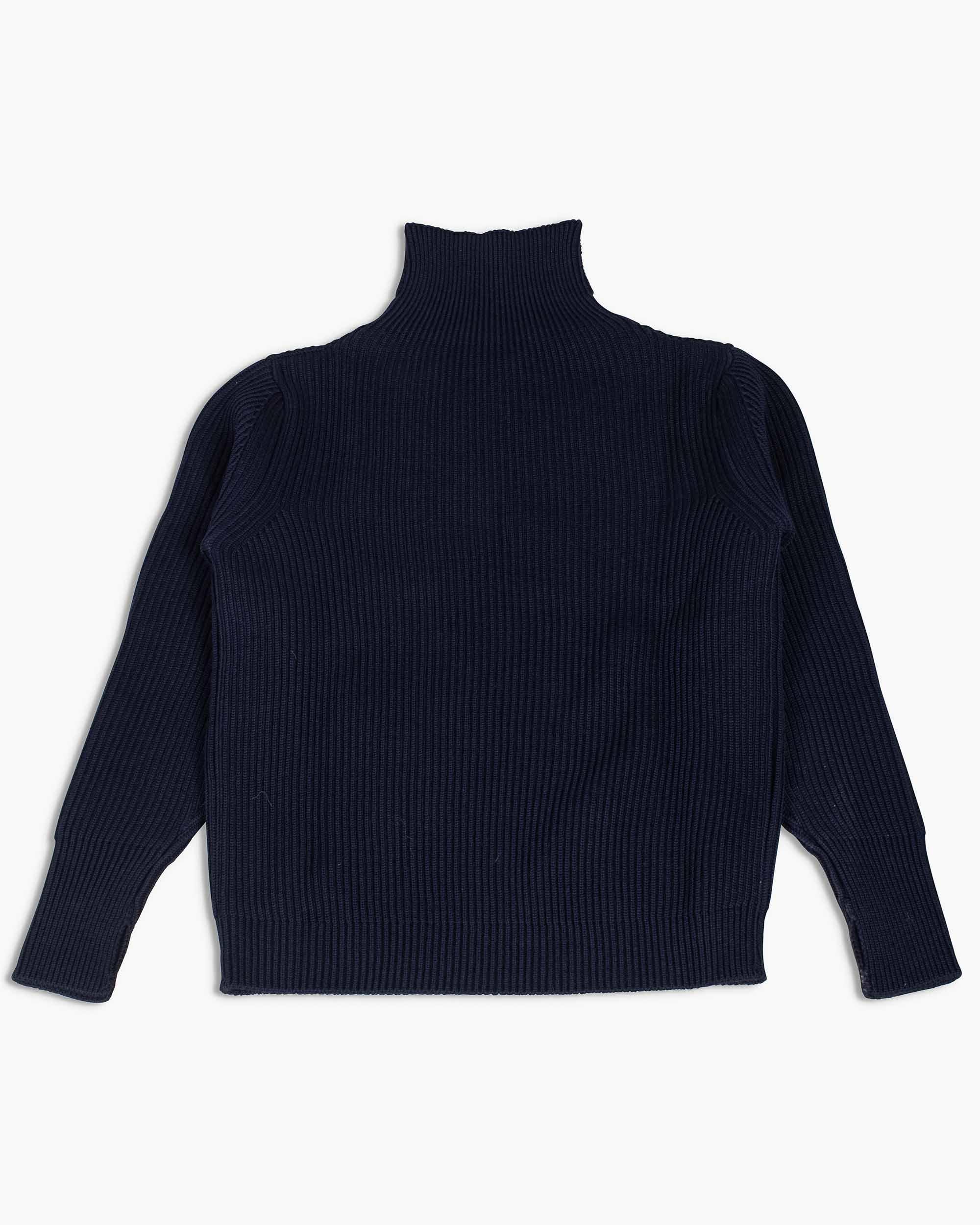 Navy Turtleneck Navy Blue