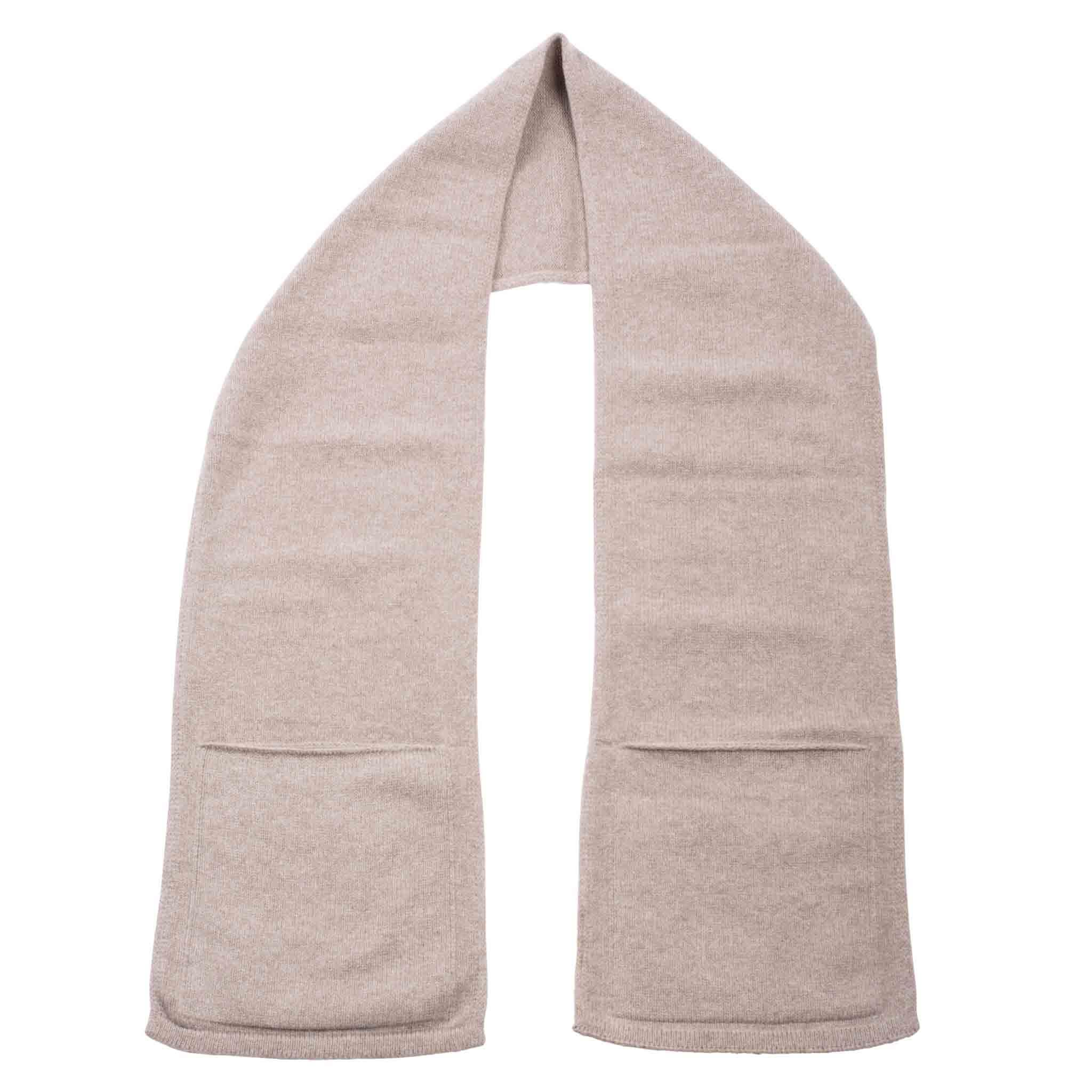 Lambswool Pocket Scarf Mushroom