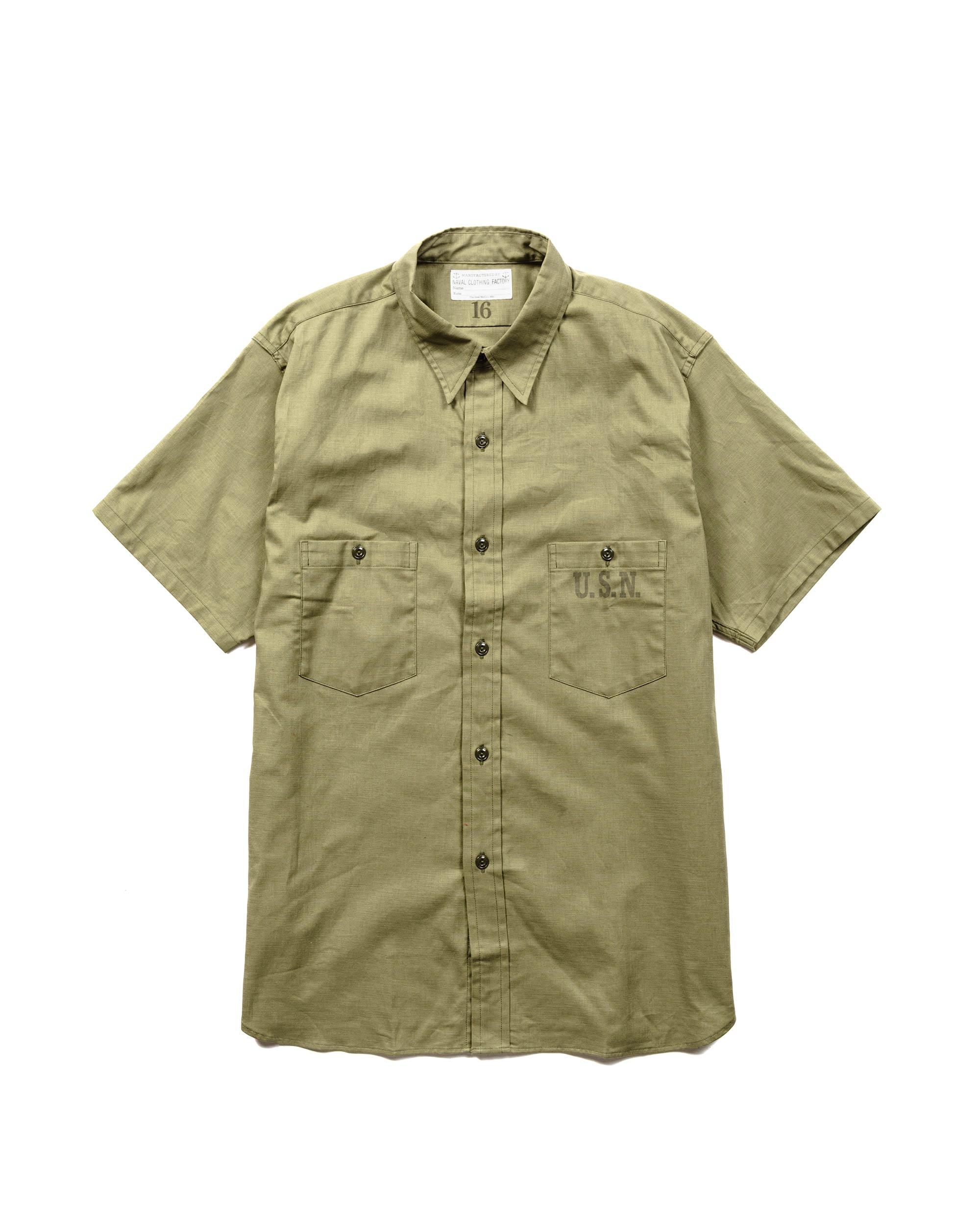 MS19017 N-3 Utility Shirt S/S Olive