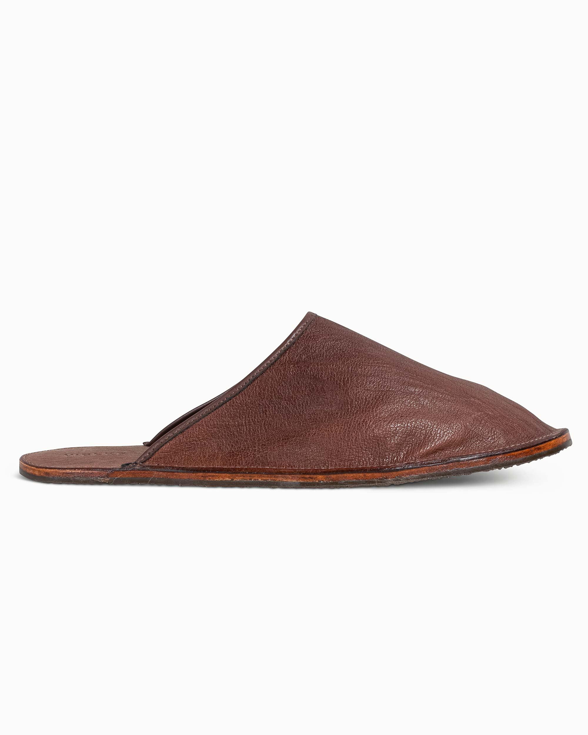 Slide Marrone Washed Kangaroo