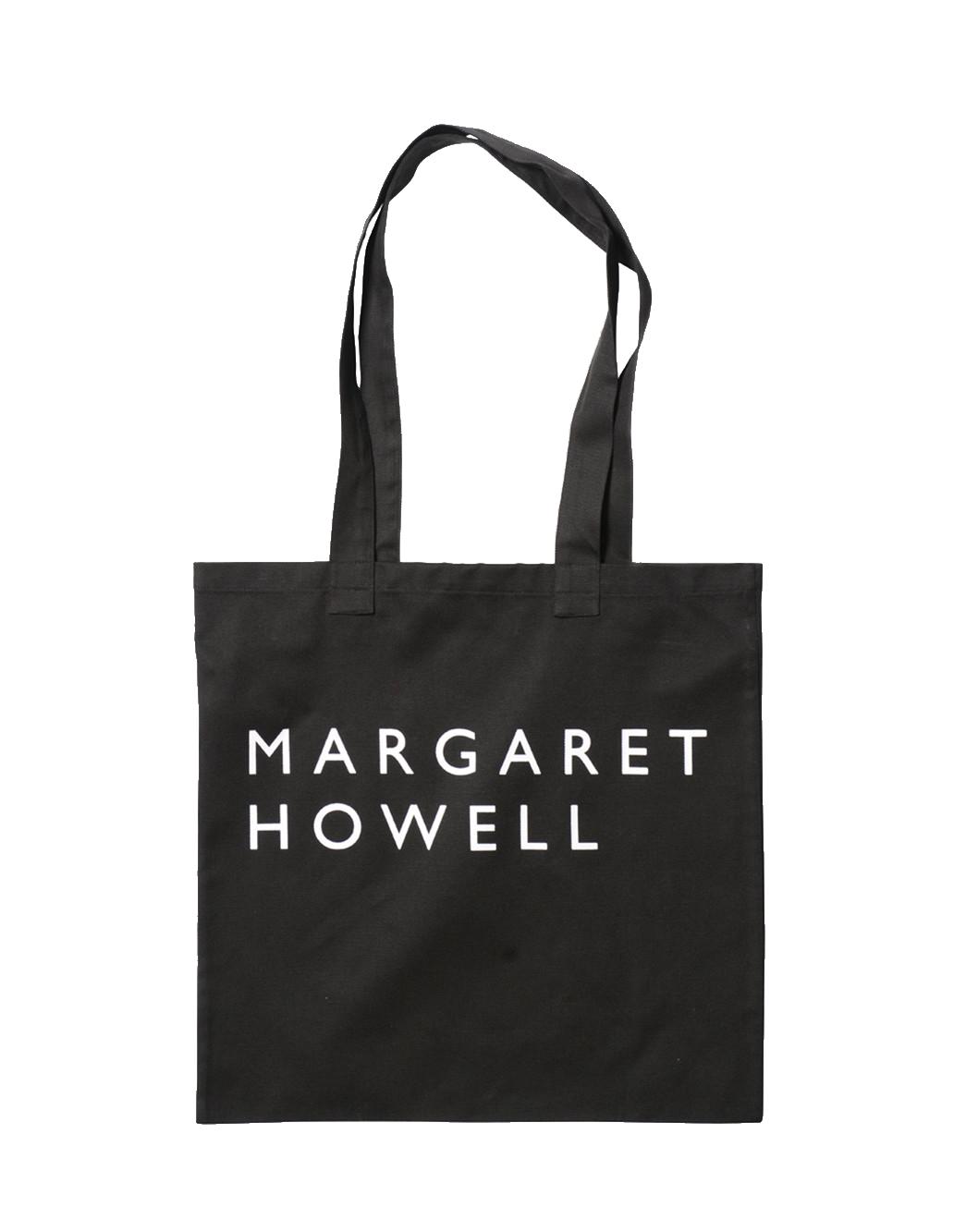 Logo Bag Cotton Drill Black