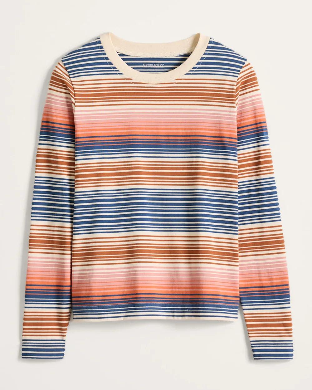 Women's Long-Sleeve Deschutes Tee Multi Stripe - TB382-87474
