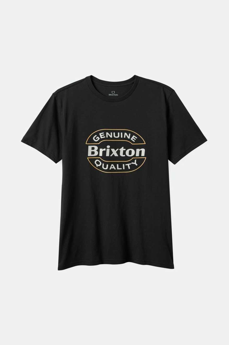 Brixton Men's Keaton S/S Tailored T-Shirt - Black