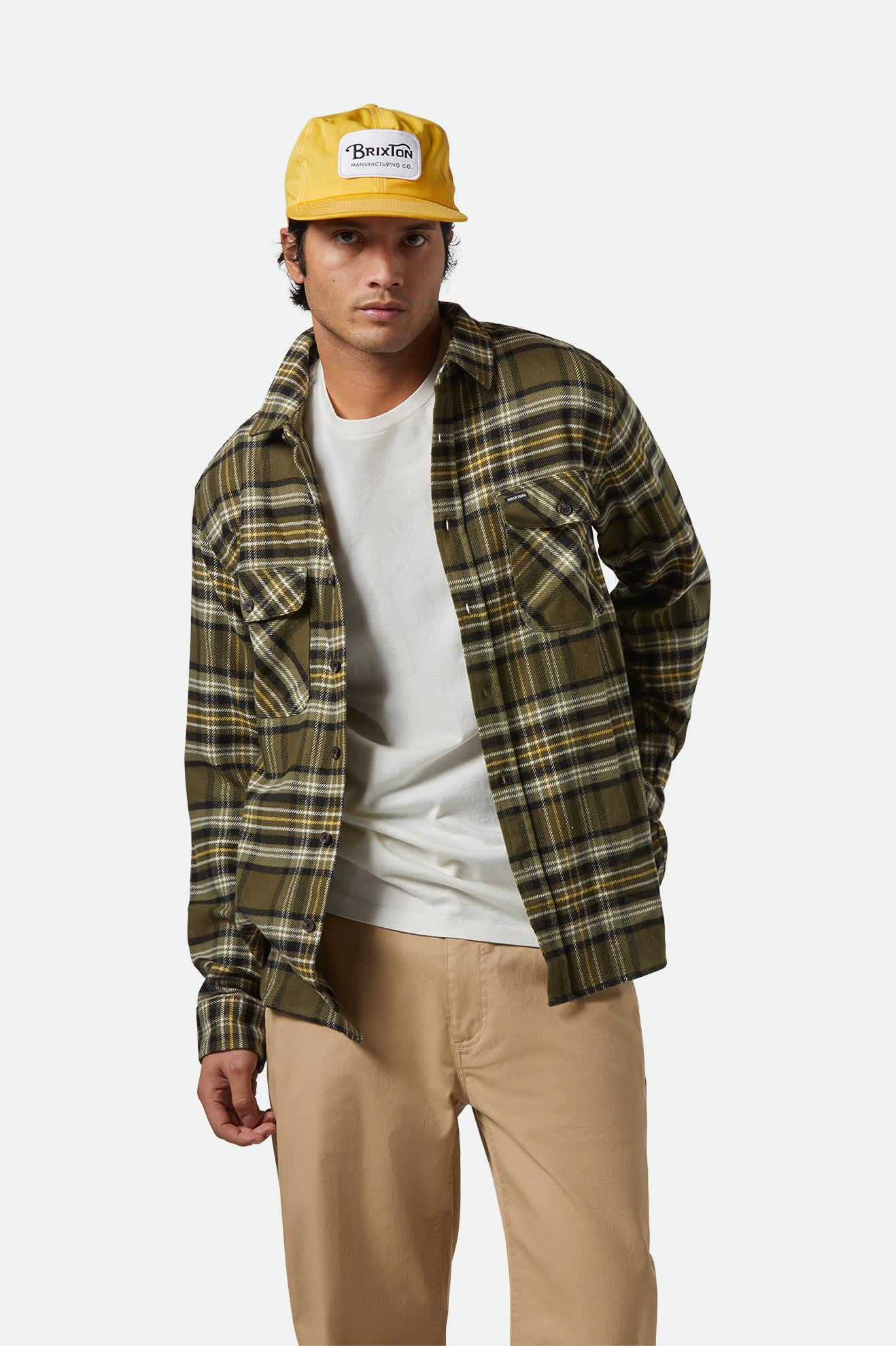 Men's Bowery Flannel - Ivy Green/ Olive Surplus/ Black - 01213