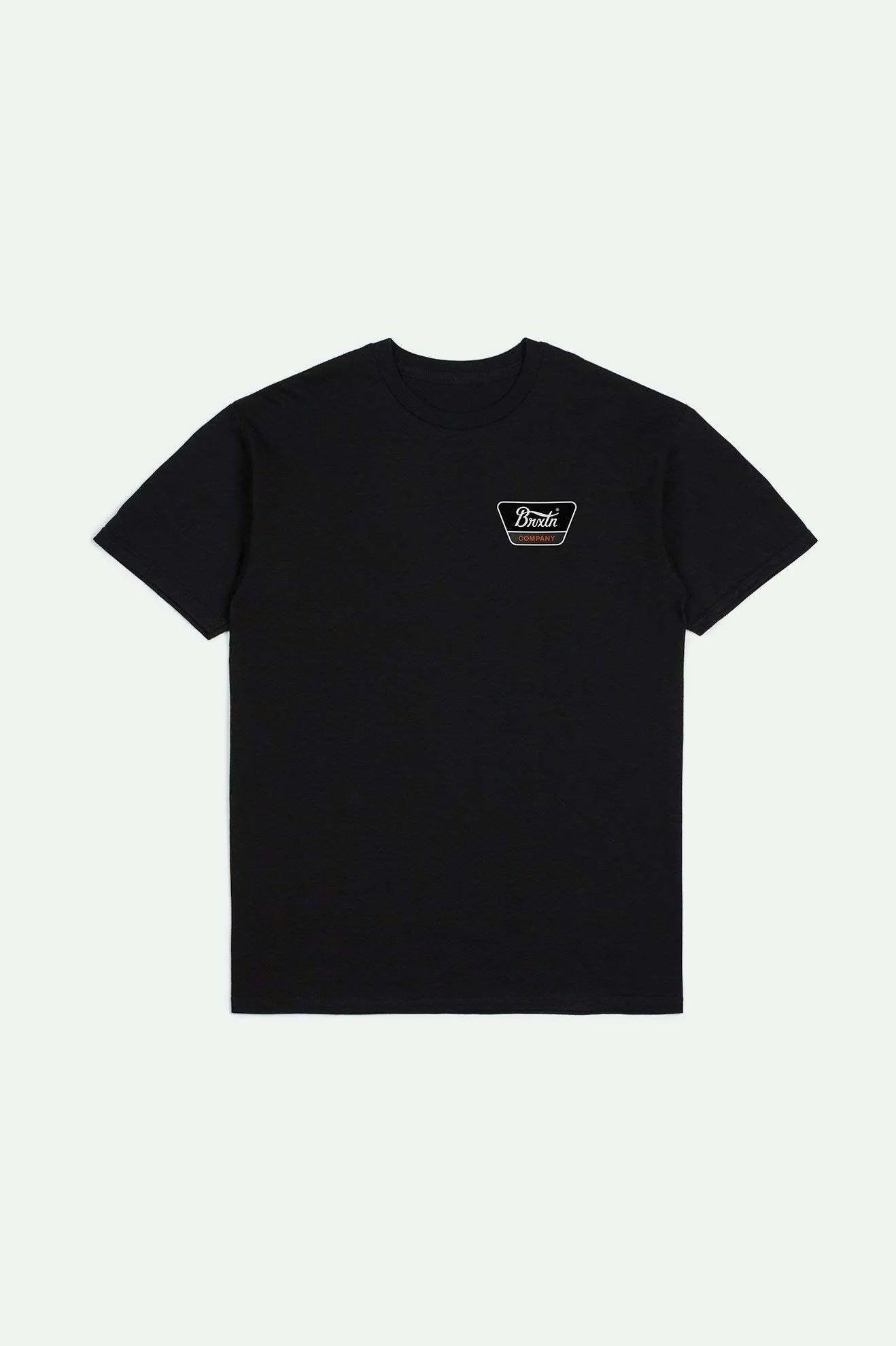 Men's Linwood S/S Tailored Tee - Black/Orange/White