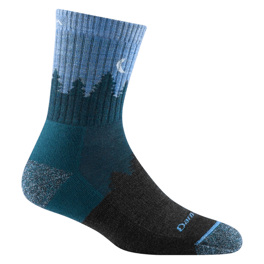 Women's Treeline Micro Crew Midweight with Cushion - Blue