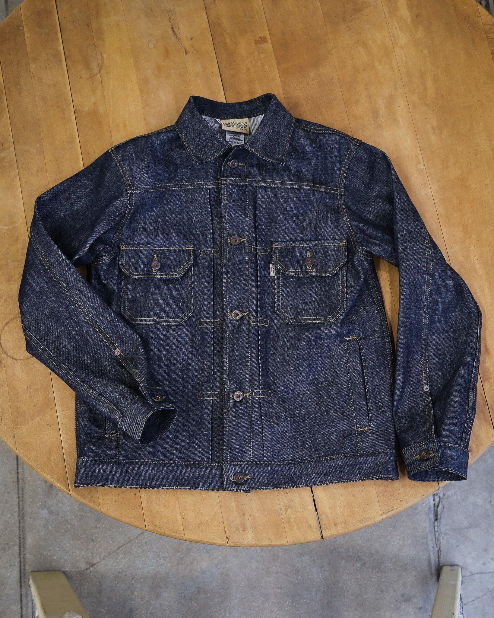 Railcar Fine Goods Type 2 X130 14 Oz Classic Indigo Selvedge Jacket