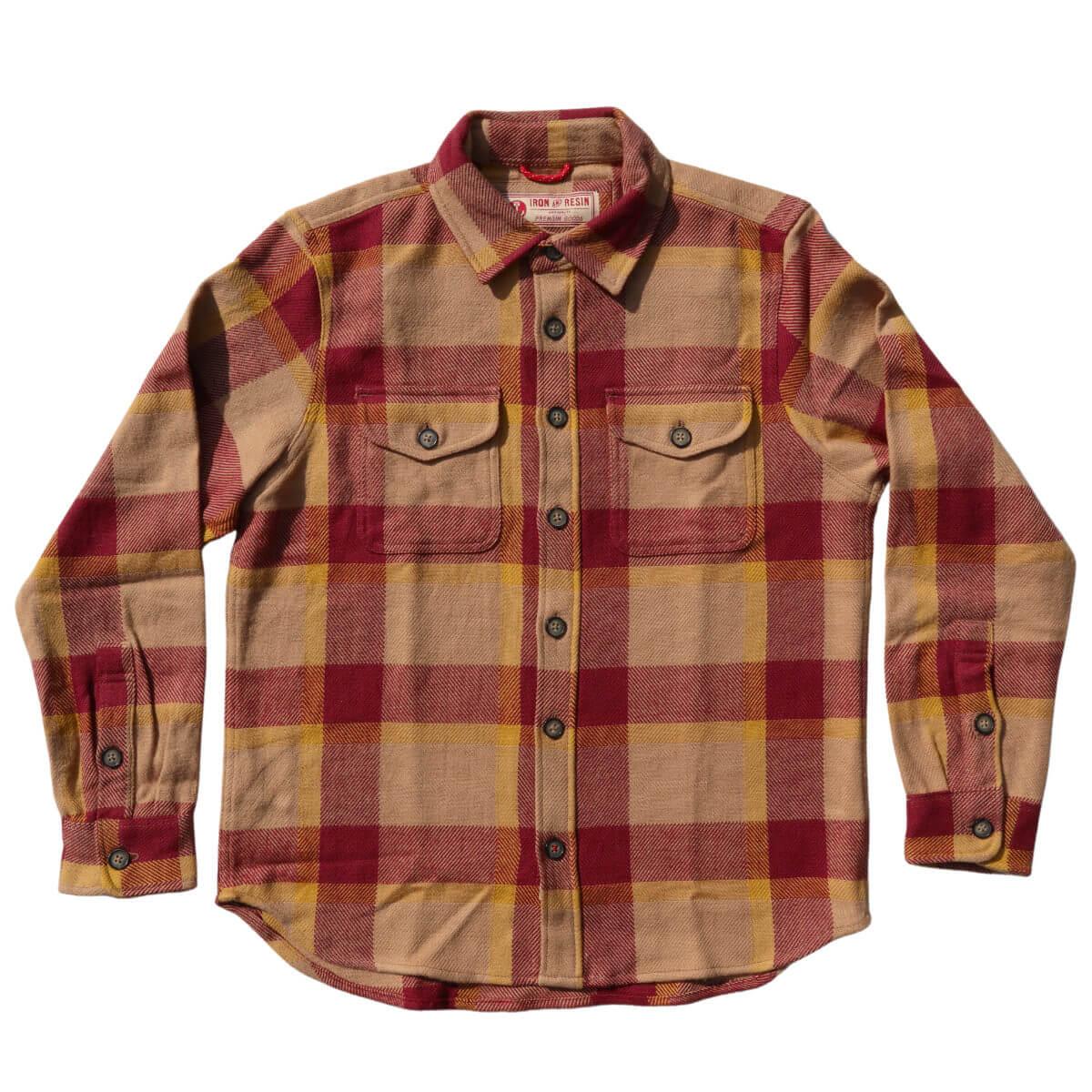 Men's Conejo Shirt Twill- Red (103642)