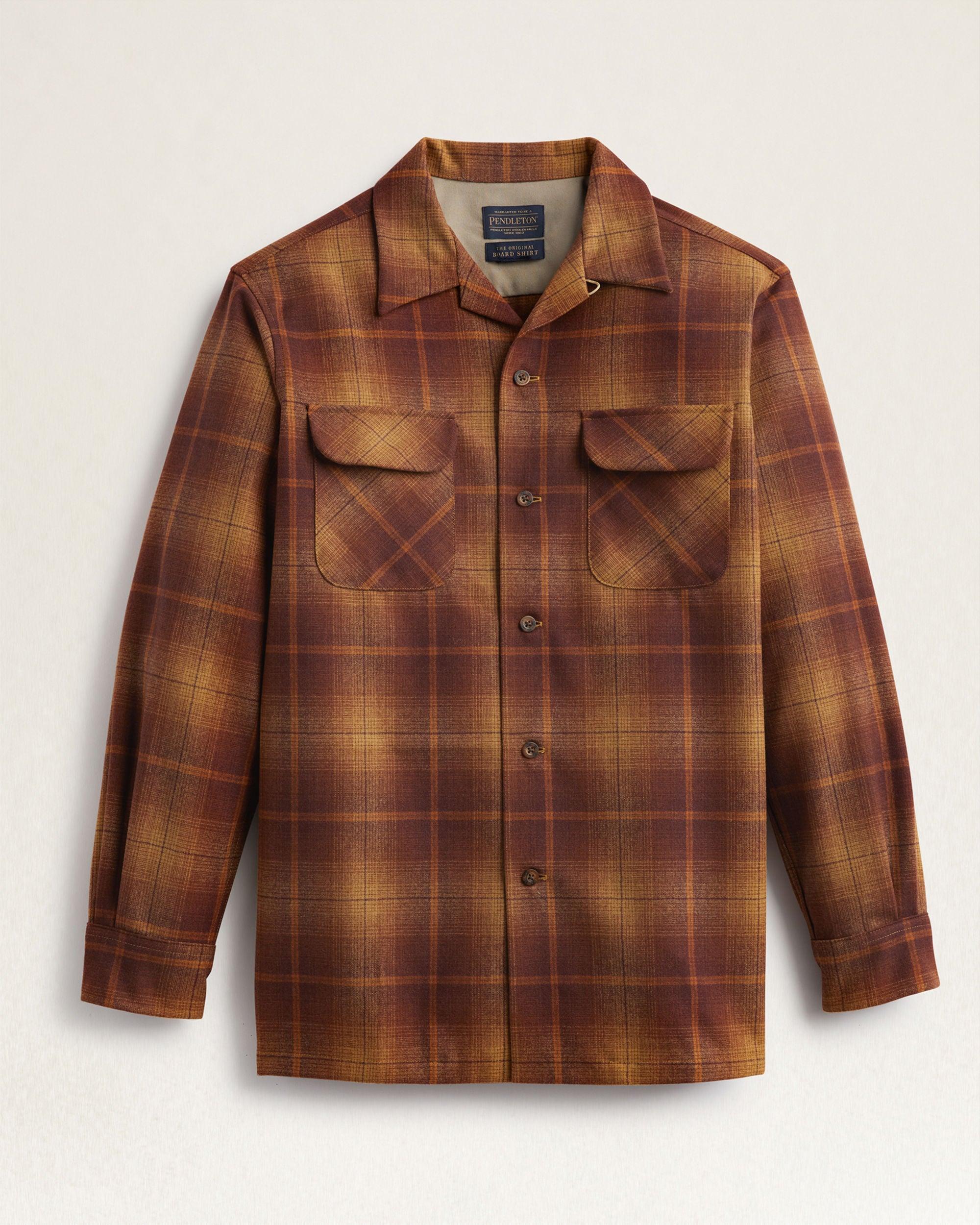Men's Board Shirt Gold/Rust Ombre RA790-32580