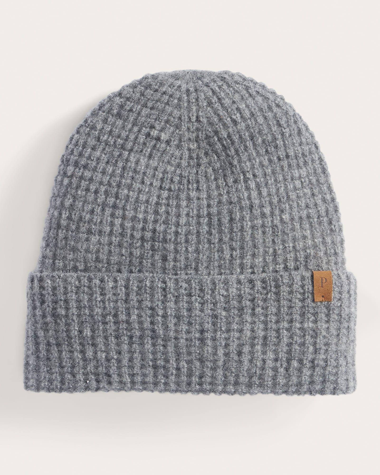 Merino Wool Watch Cap - Light Heather Gray GS837-54890