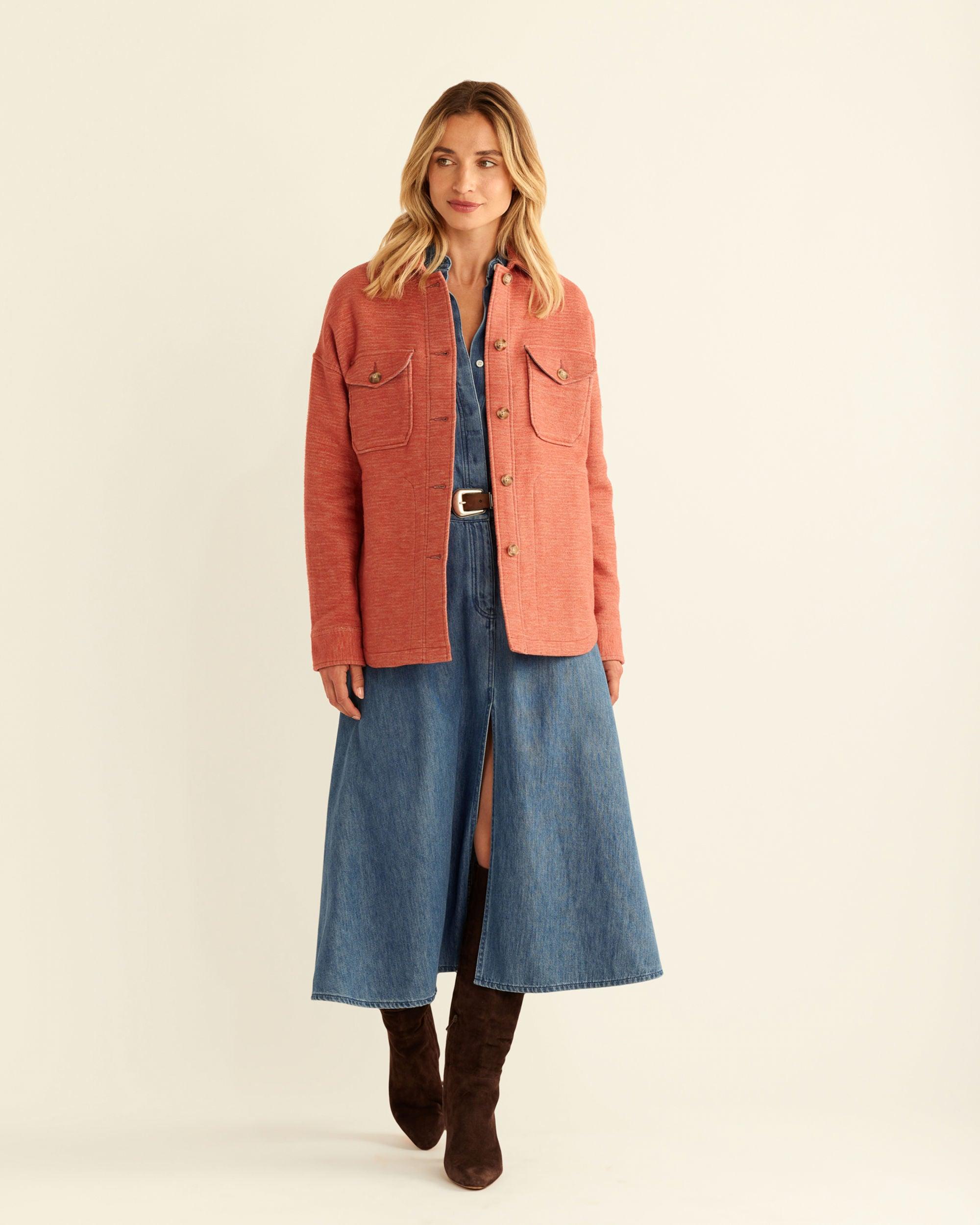Pendleton Women's Doublesoft Shirt Jacket Redwood