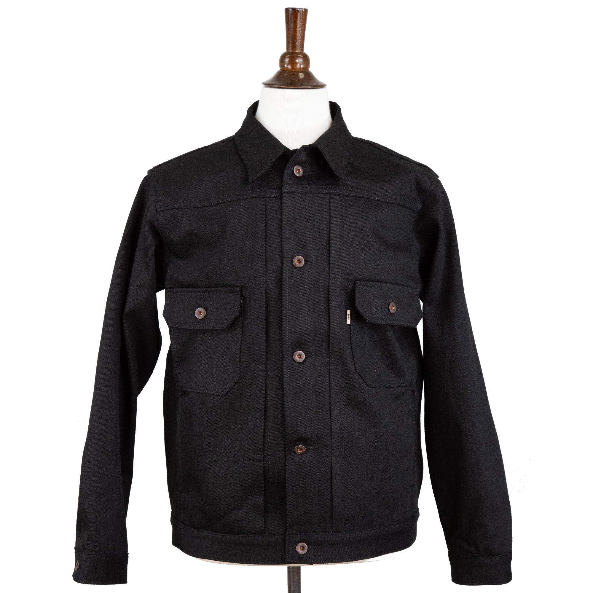 Type 2 X111 13.5 Oz Double Black Selvedge Jacket