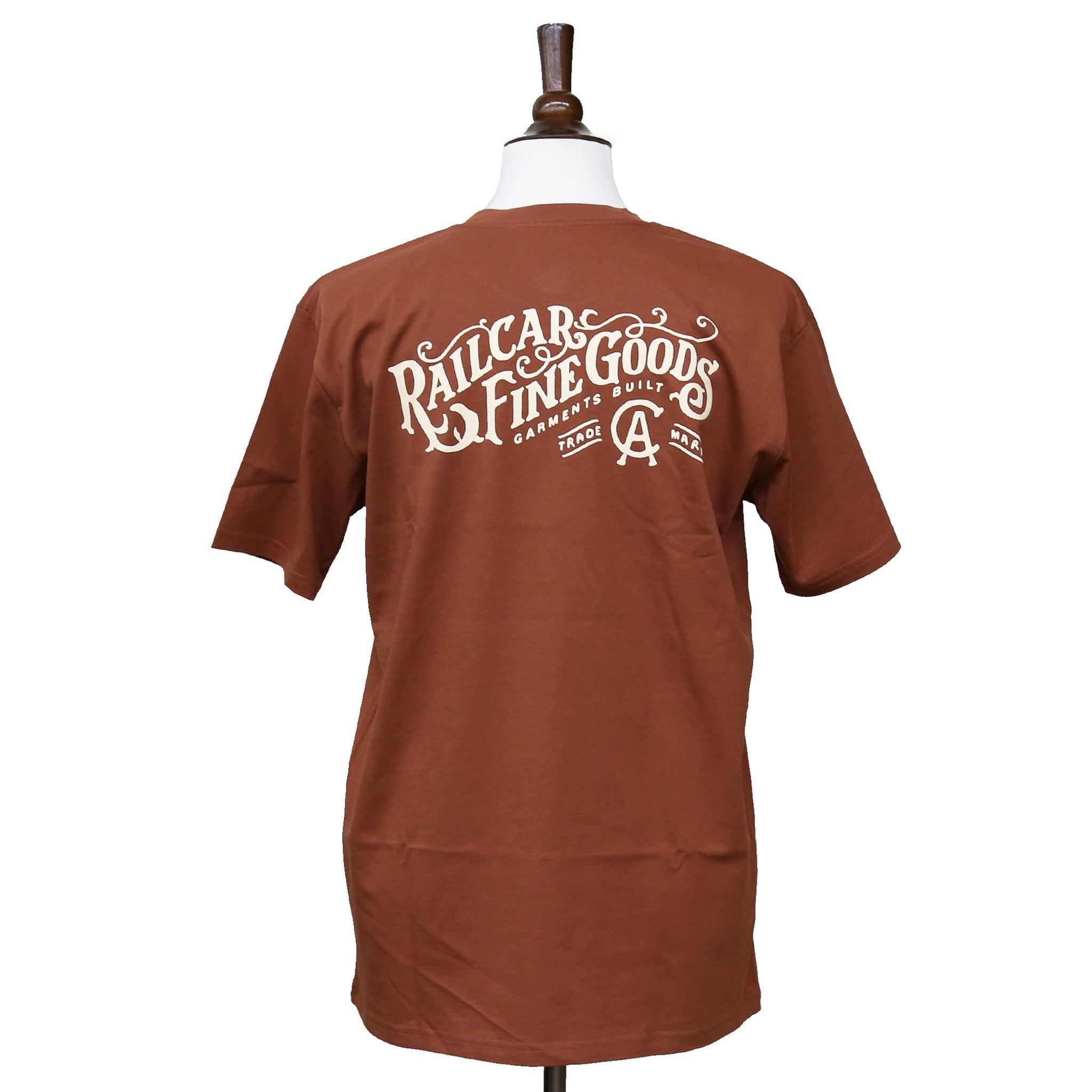 Men's Typography Logo Brick Tee Shirt