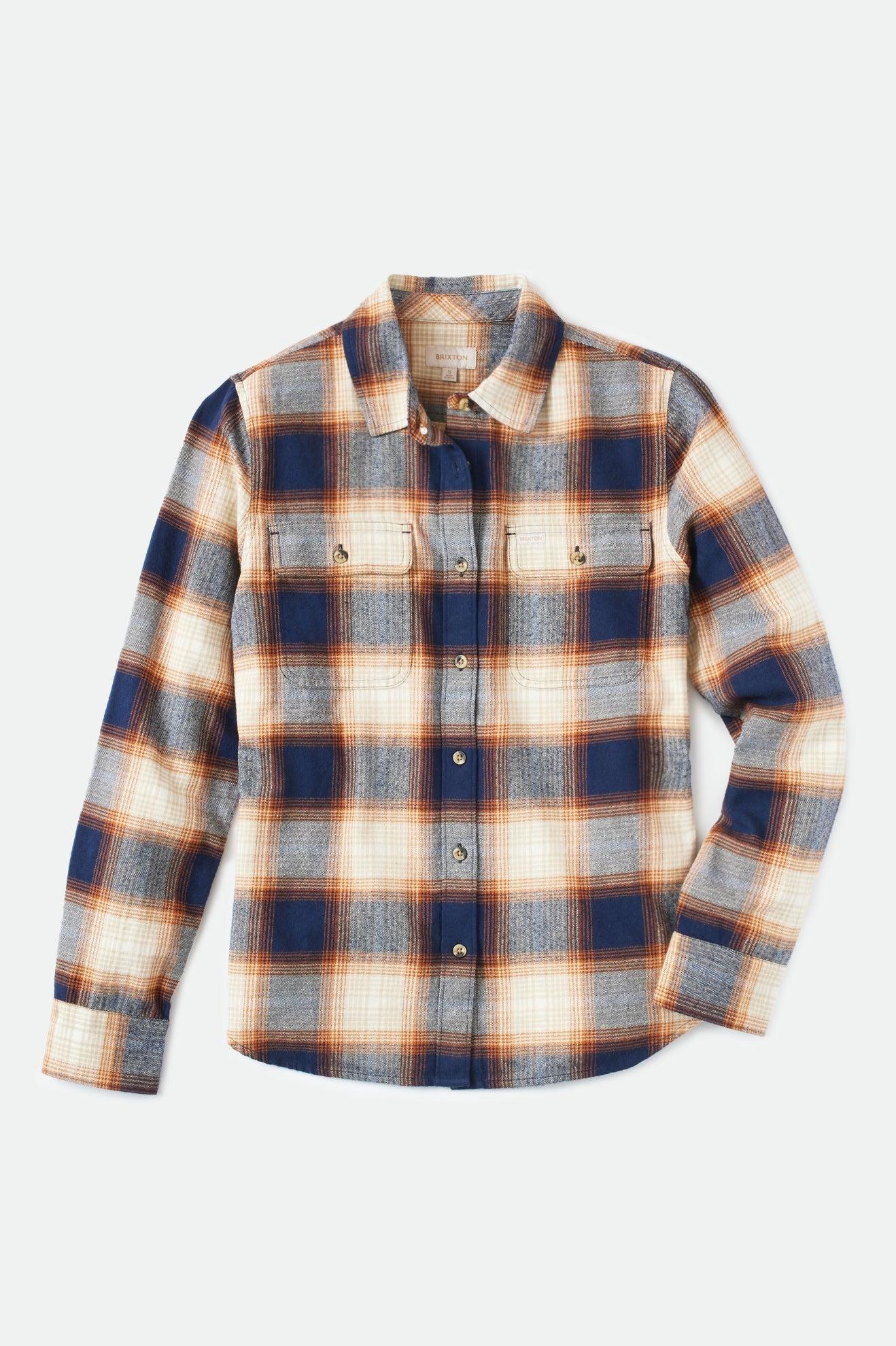 Women's Bowery STT L/S Flannel - Navy (01261)