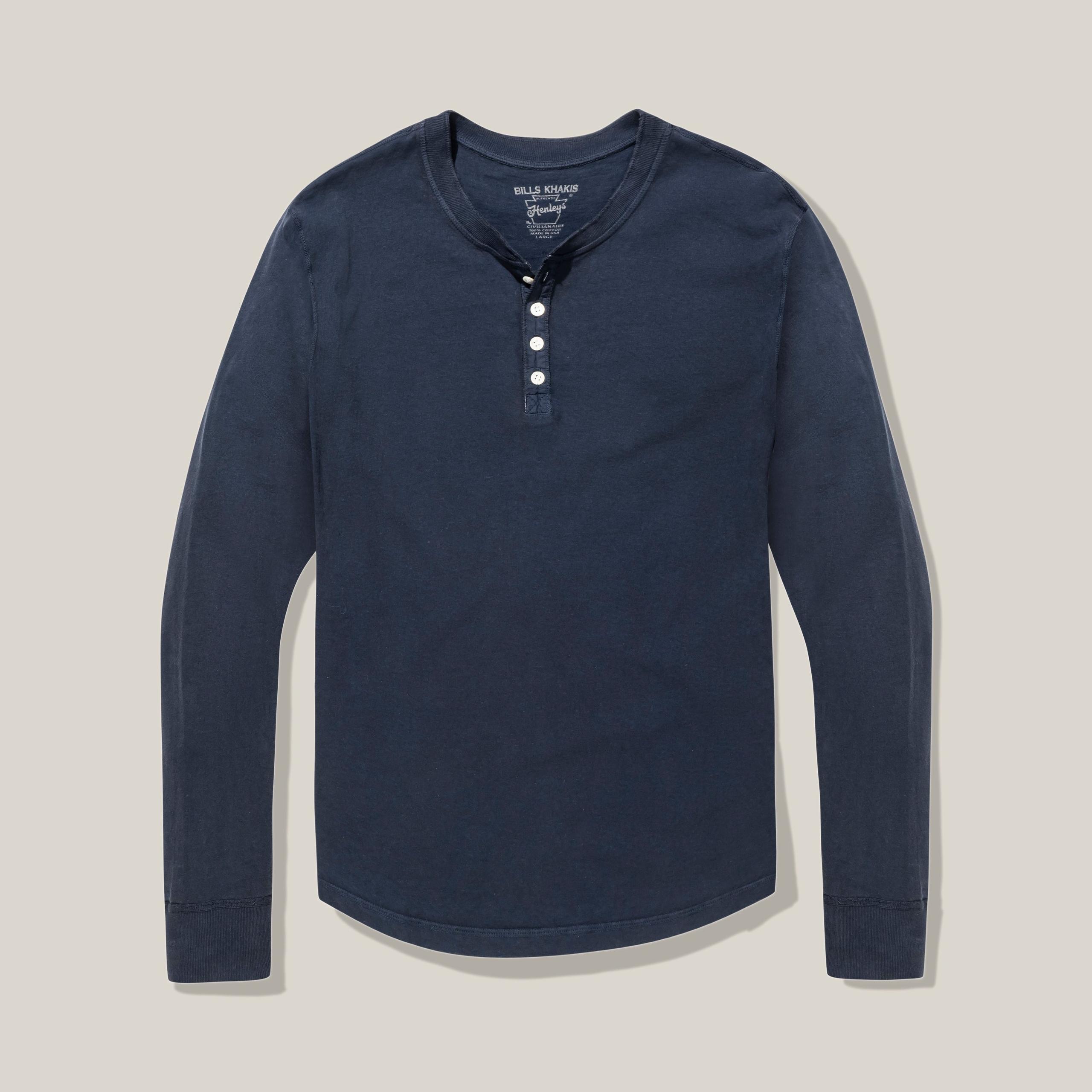 Long Sleeve Henley – Standard Fit