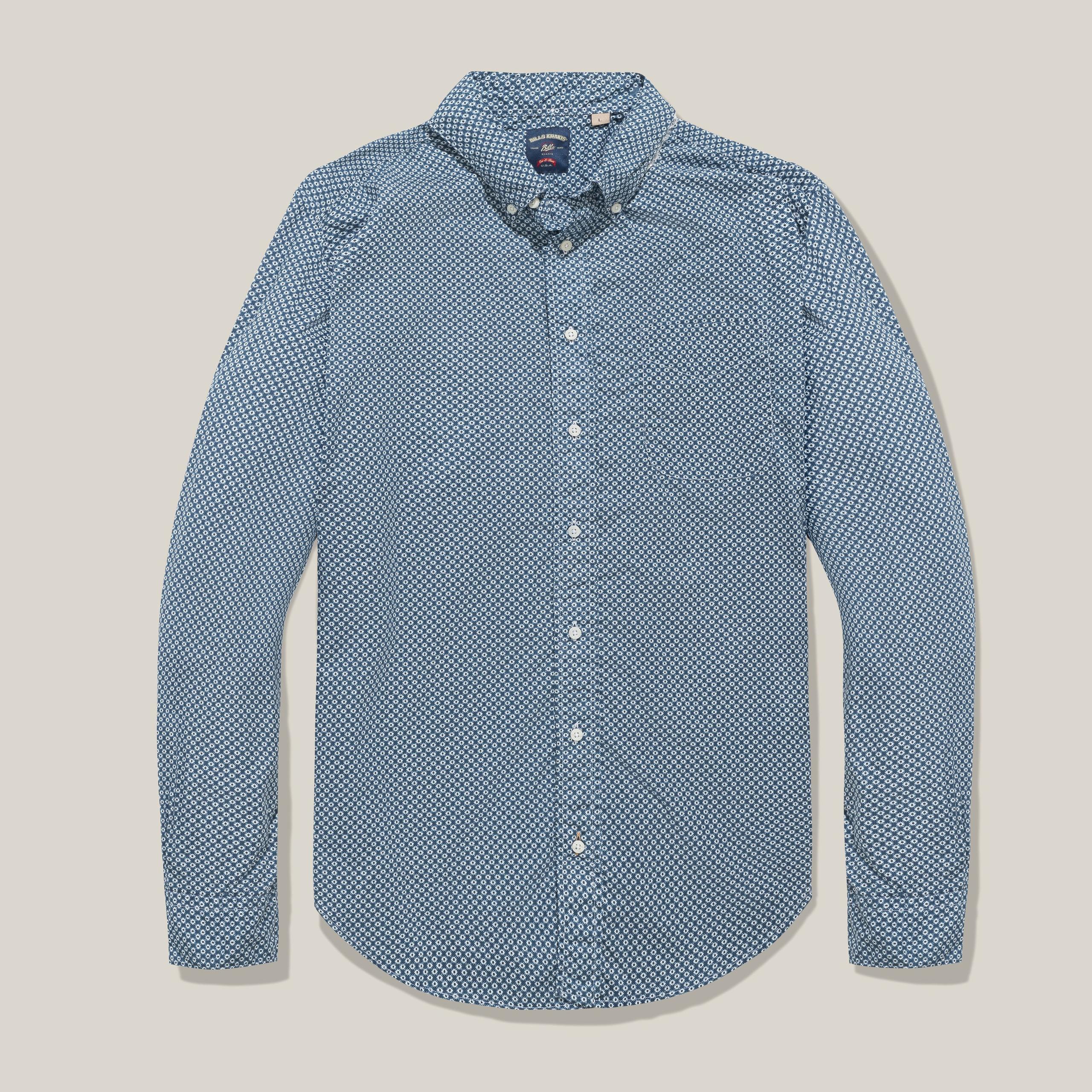 Bills Navy Printed Shirt  – Standard Fit