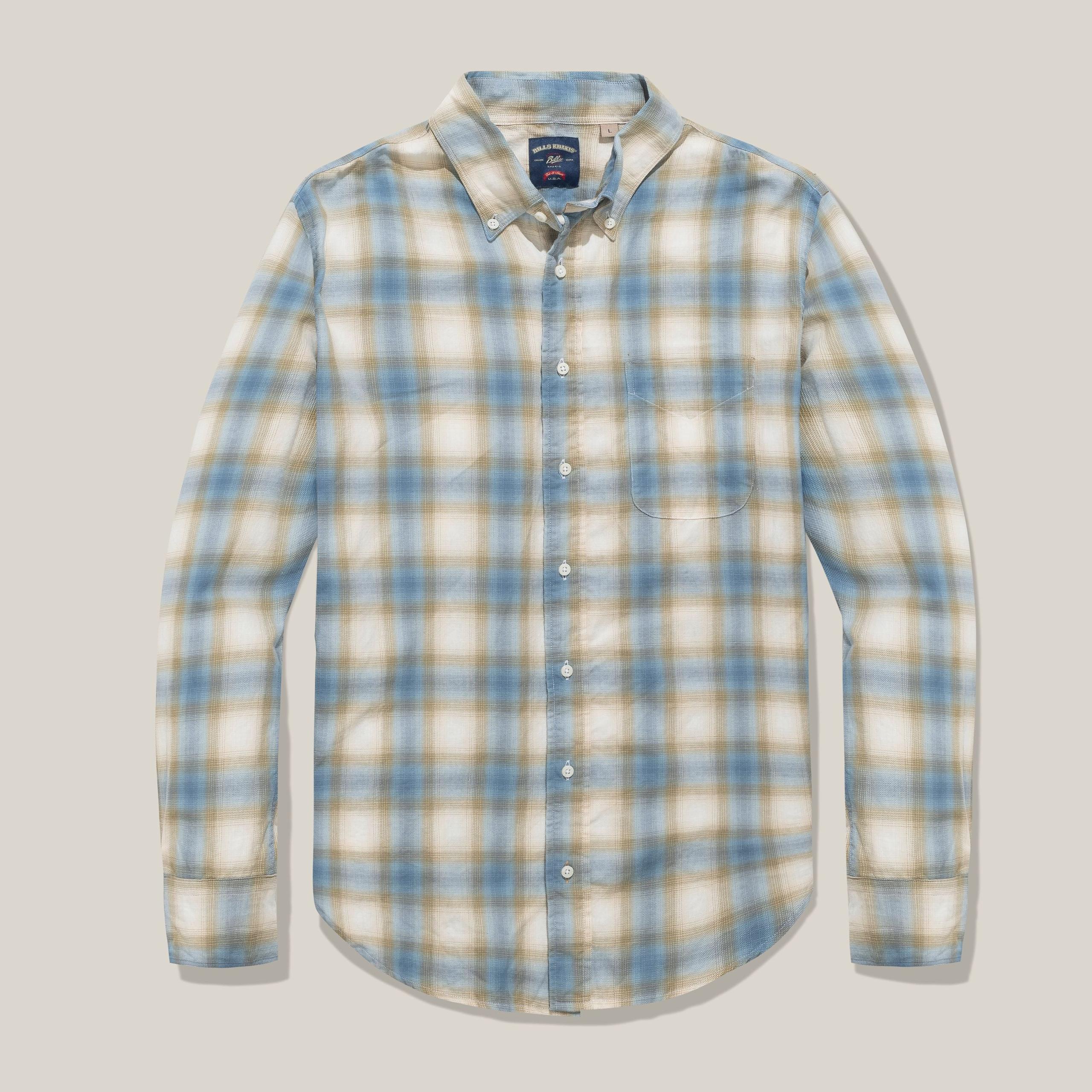 Ombre Plaid Shirt  – Standard Fit
