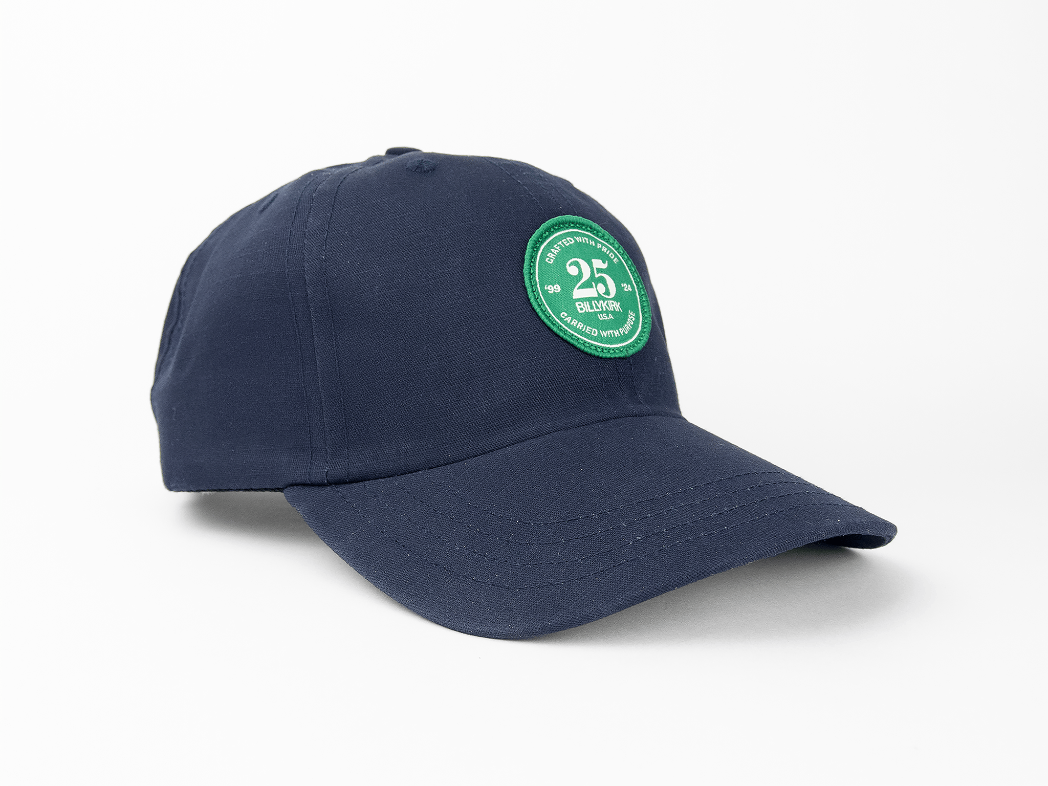 No. 652 Six-Panel Cap with Patch, Navy