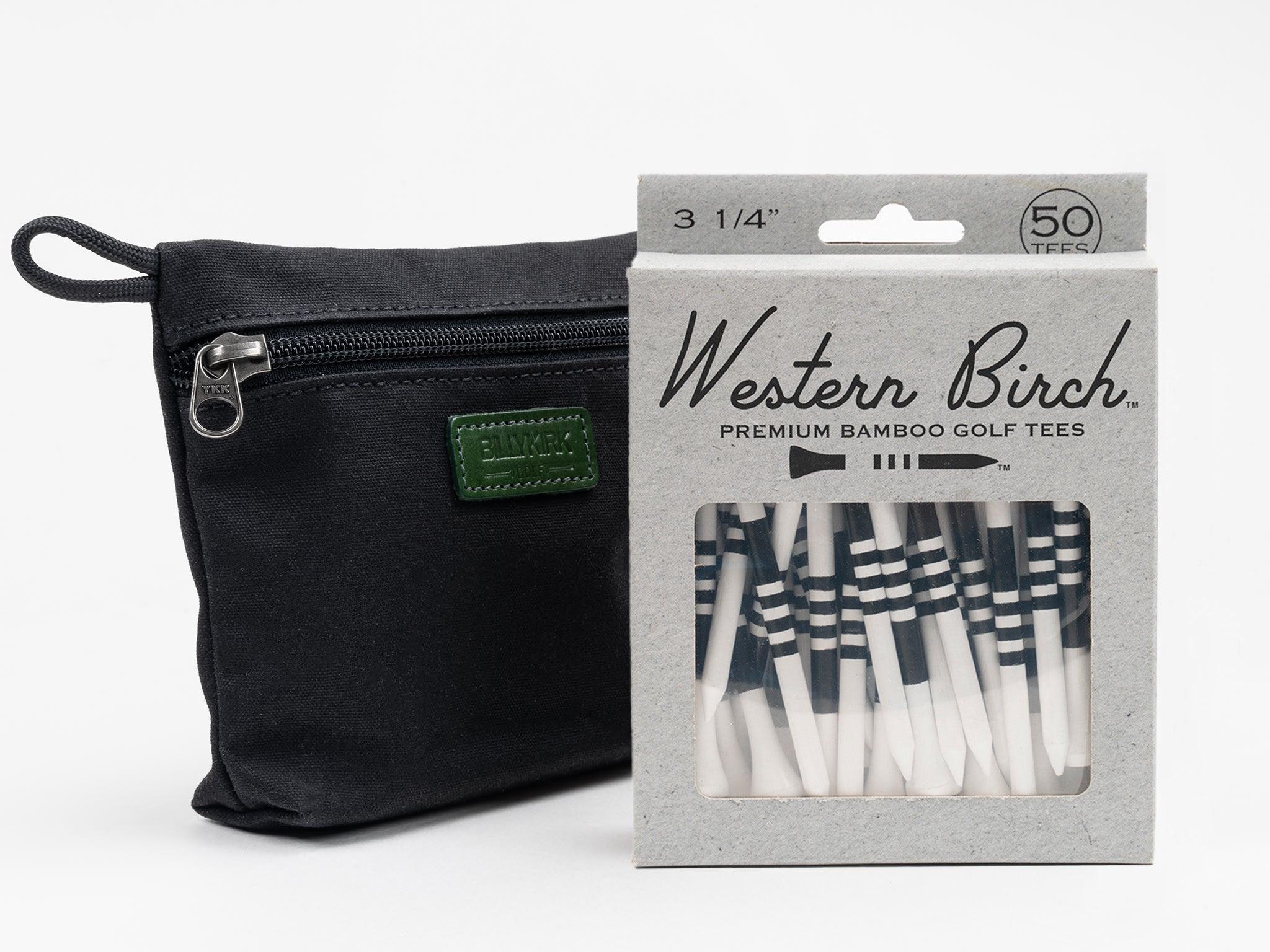 No. 302 Golf Tee Pouch, Black