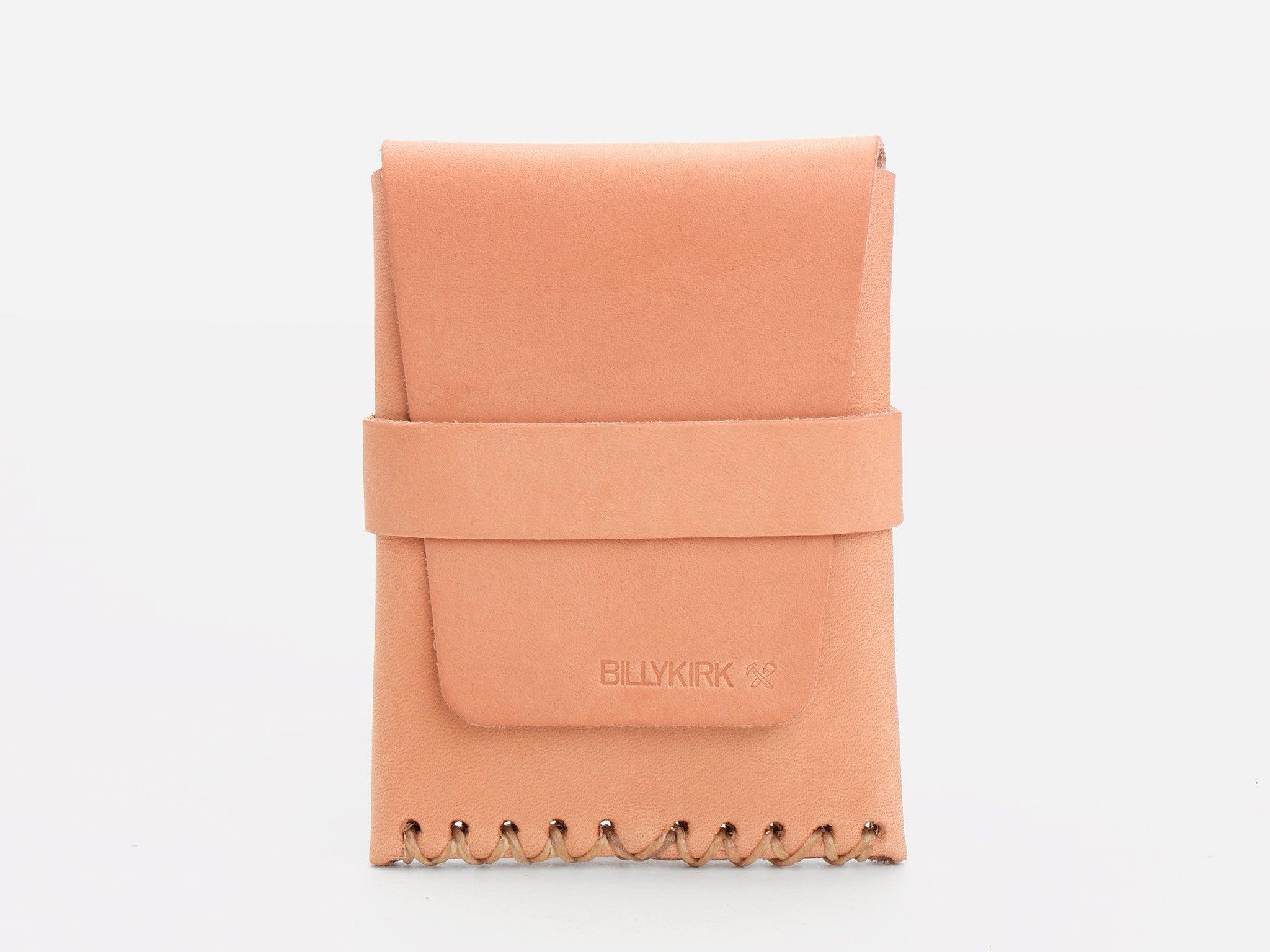 No. 155 Card Case with Flap, Natural