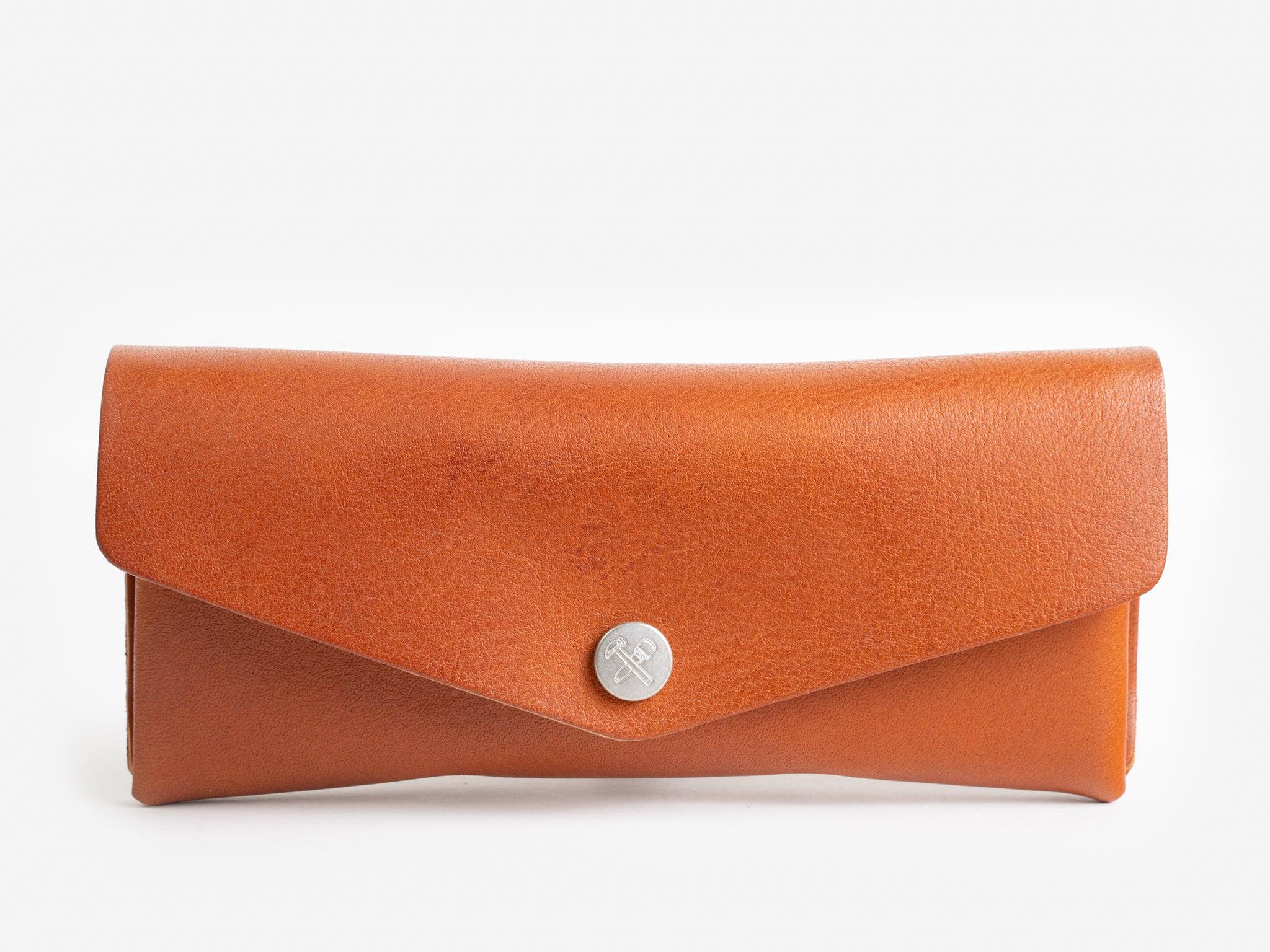 No. 604 Glasses Case, Tan