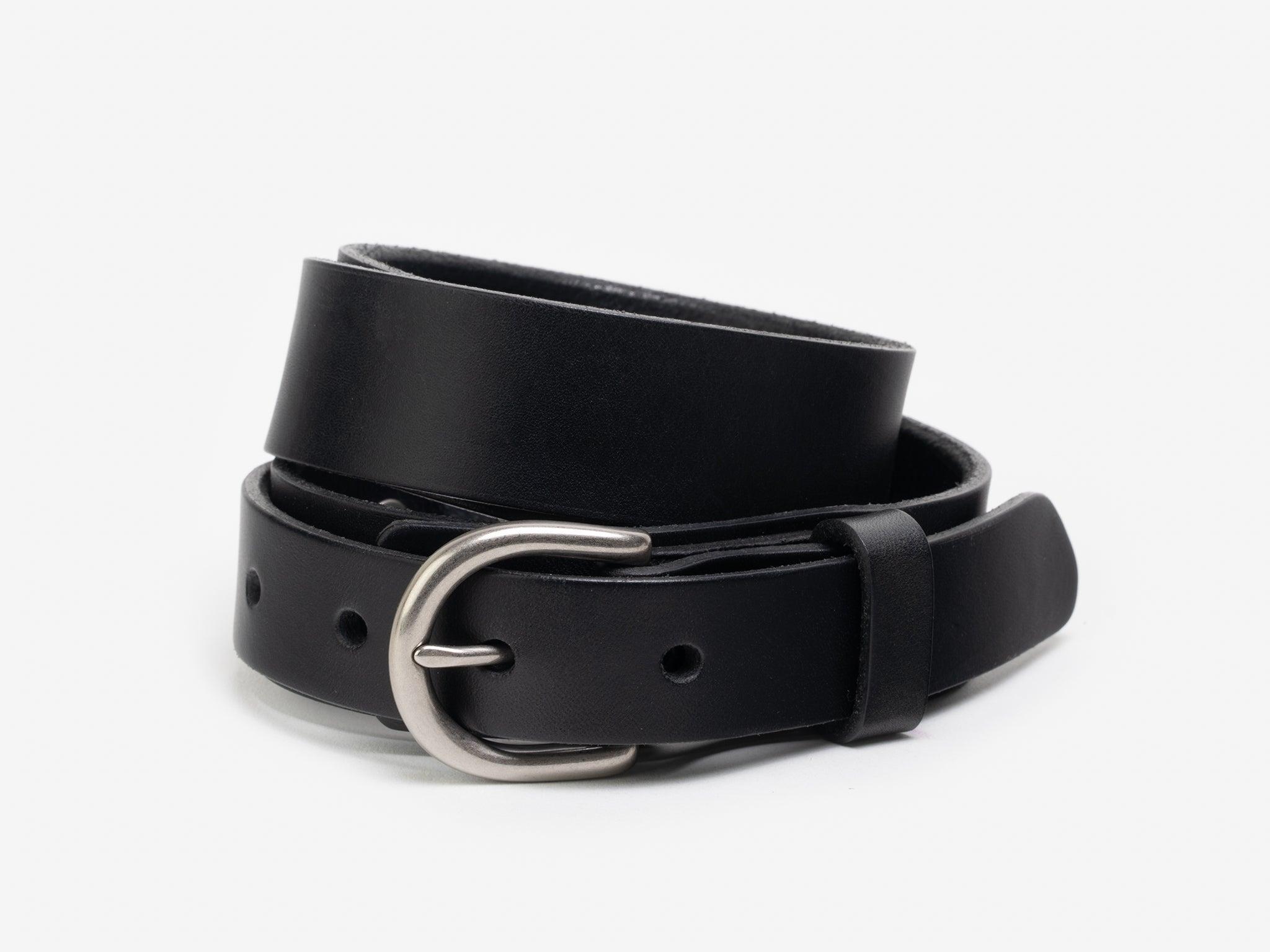 No. 222 Harness Buckle Belt, Black