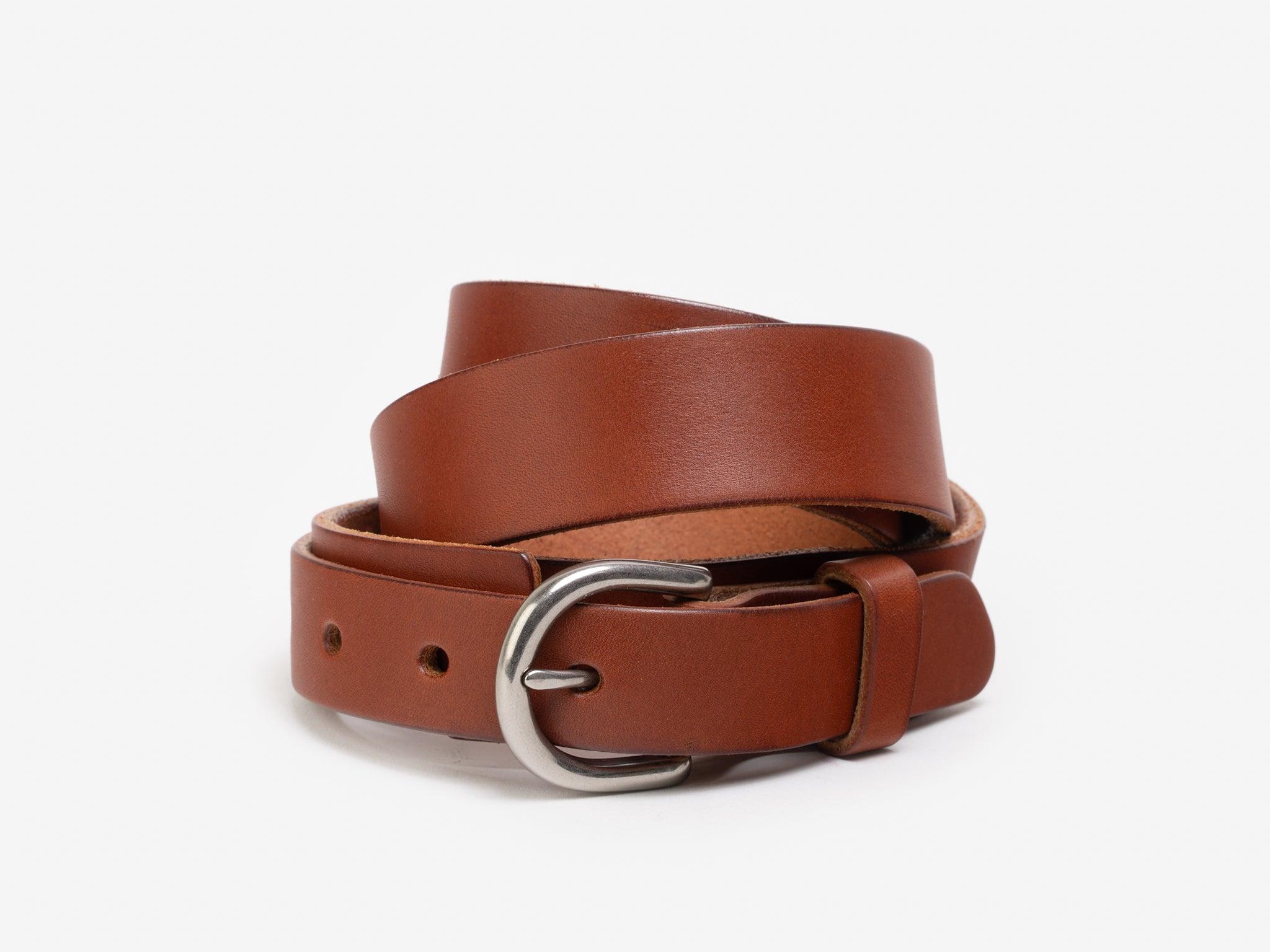 No. 222 Harness Buckle Belt, Tan