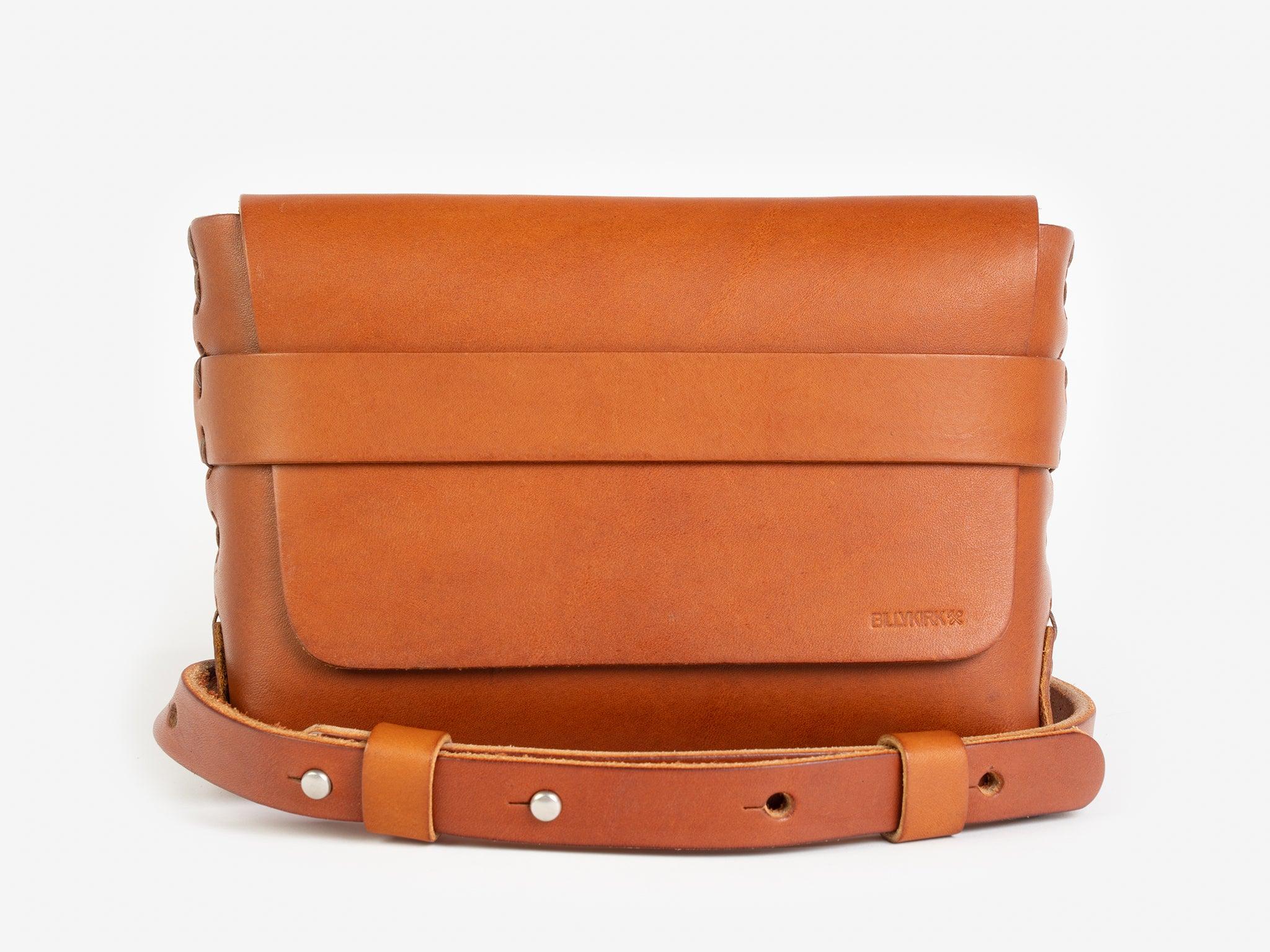 No. 603 Leather Crossbody & Belt Pouch, Tan