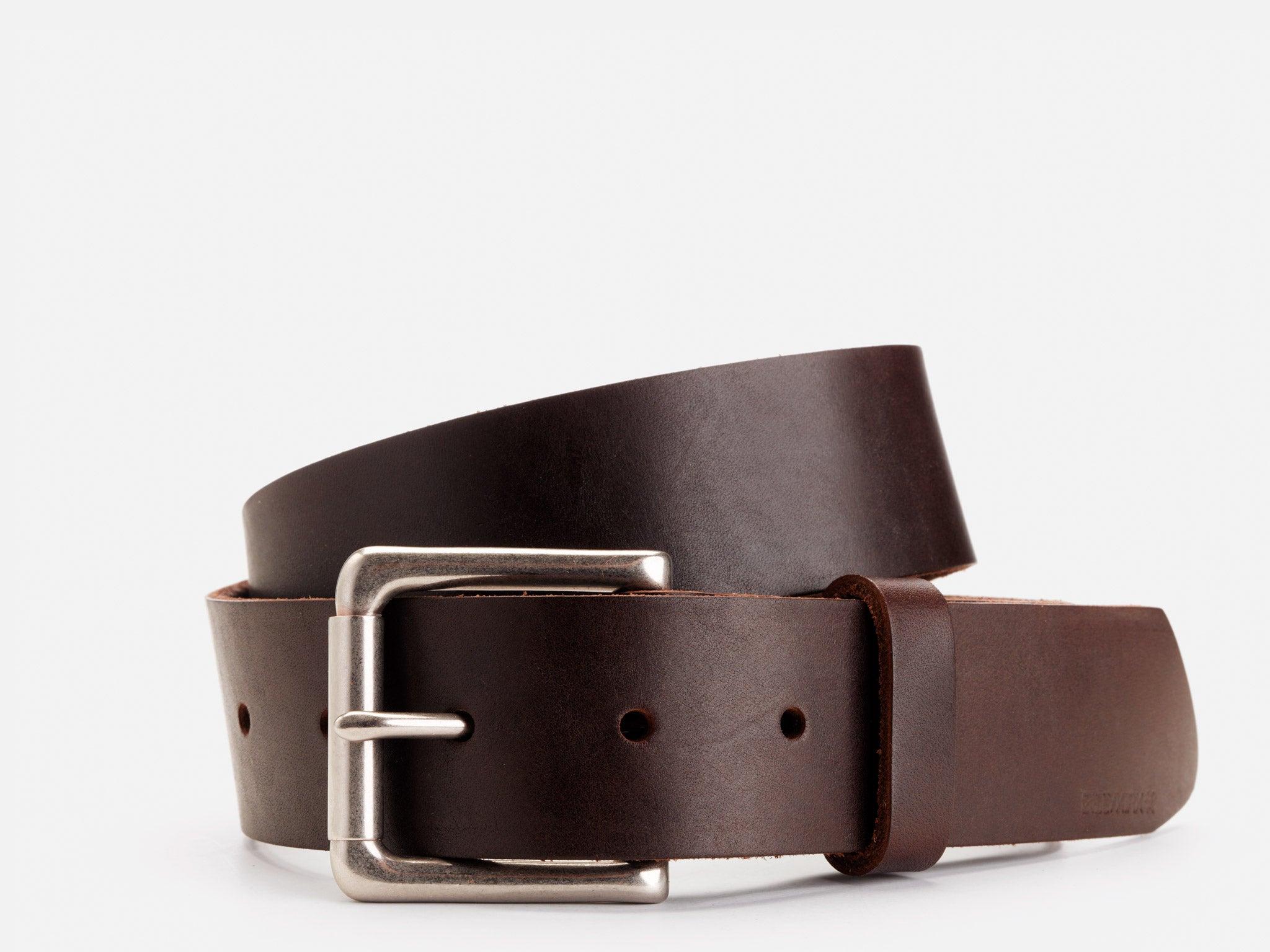 No. 289 Roller Bar Belt, Dark Brown