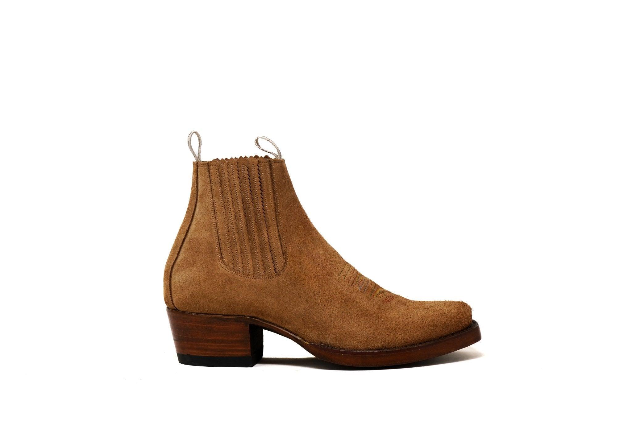 El Torino Boots Square Toe Camel