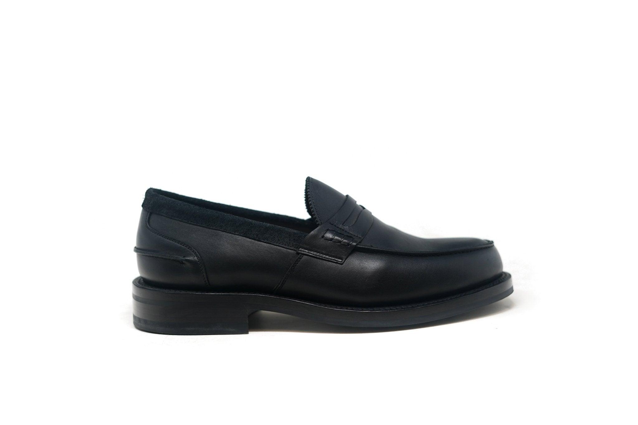 Jack Dress Penny Loafer Black/Suede