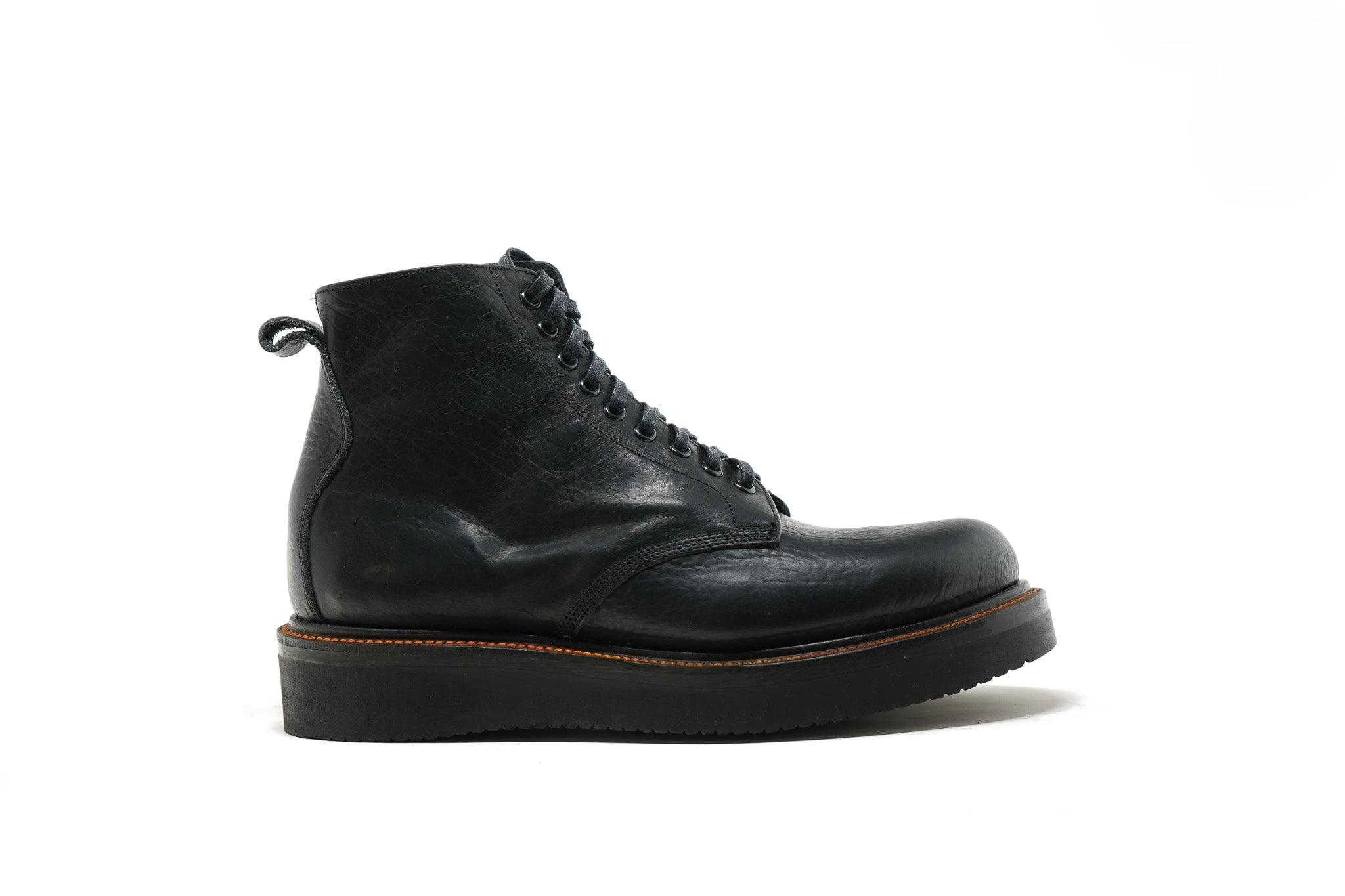 Riot Boots Antique Black Bison