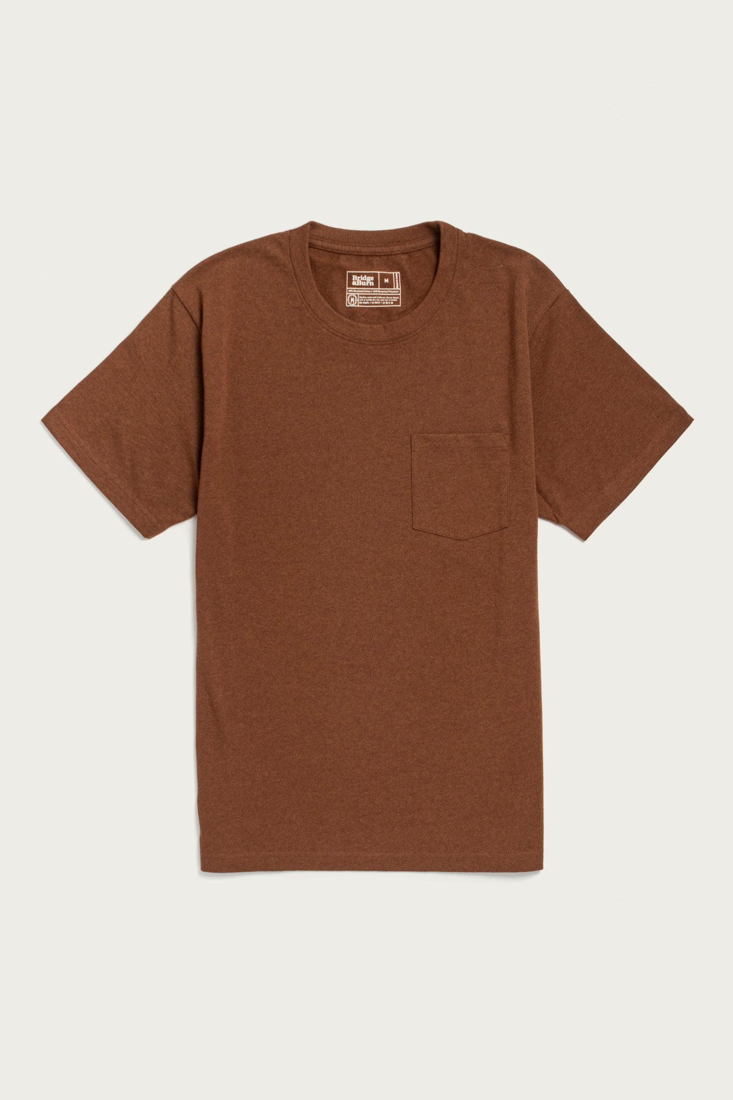 Recycled Pocket Tee / Bronze
