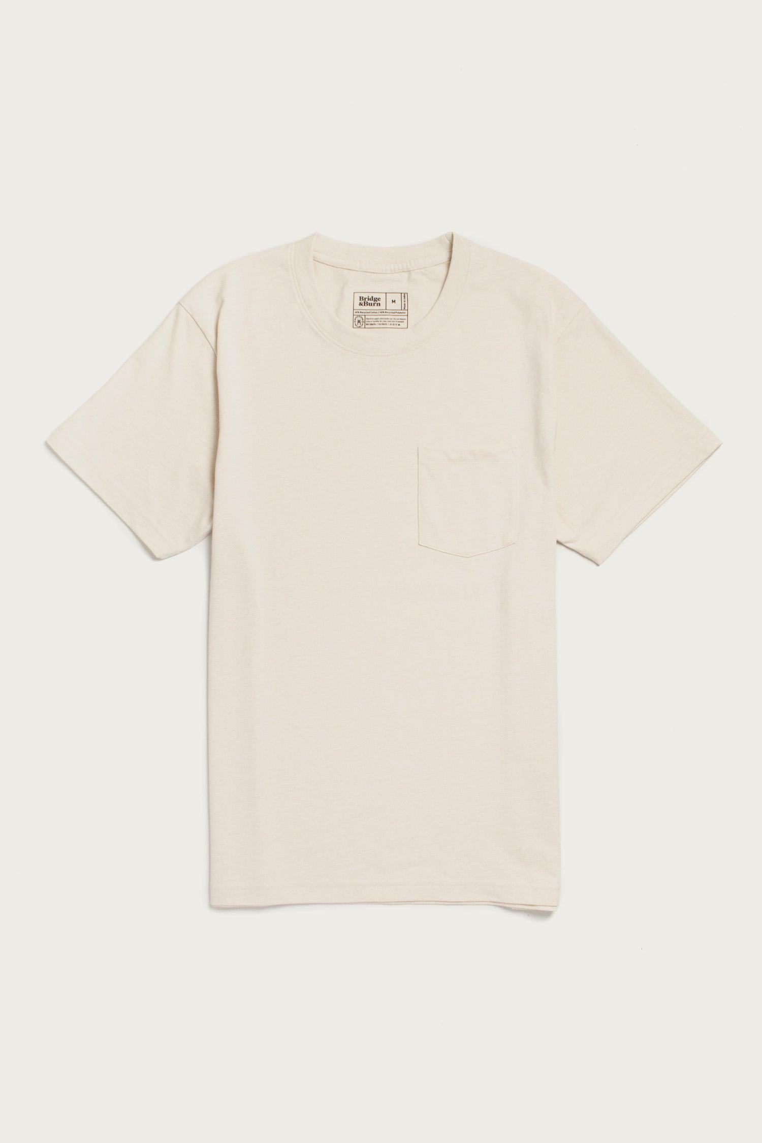 Recycled Pocket Tee / Ivory
