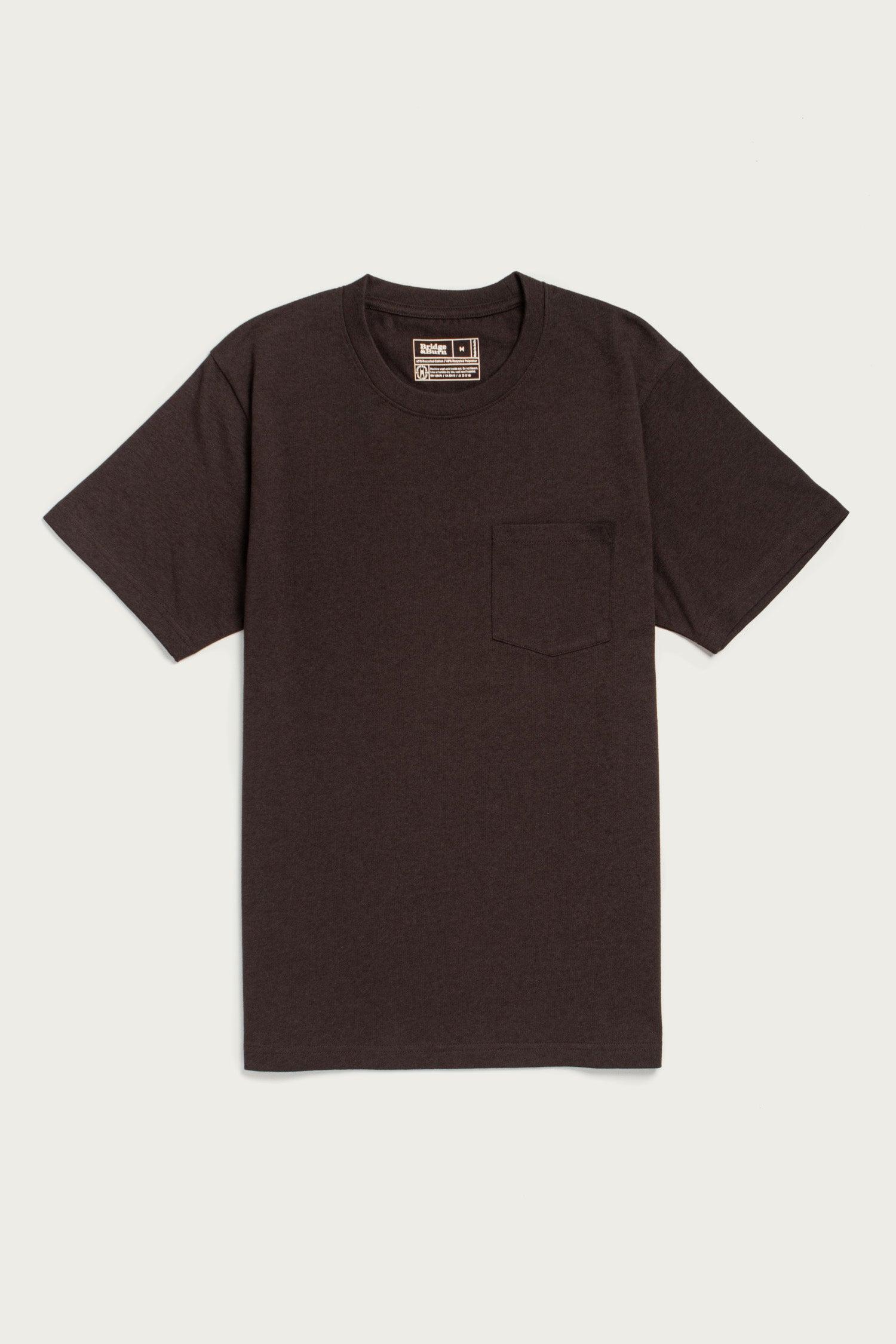 Recycled Pocket Tee / Truffle