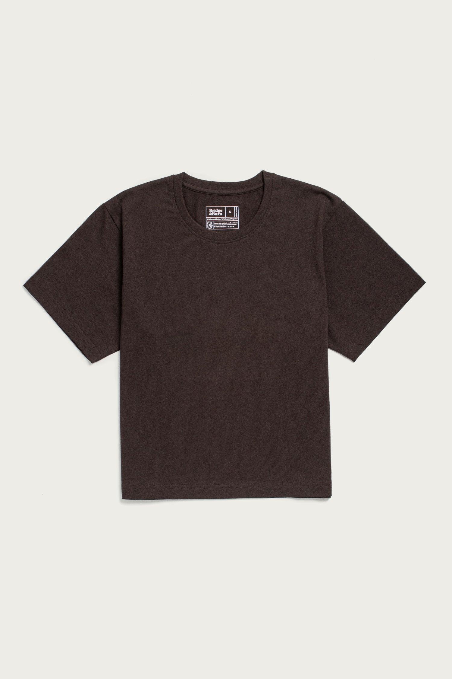 Recycled Boxy Tee / Truffle