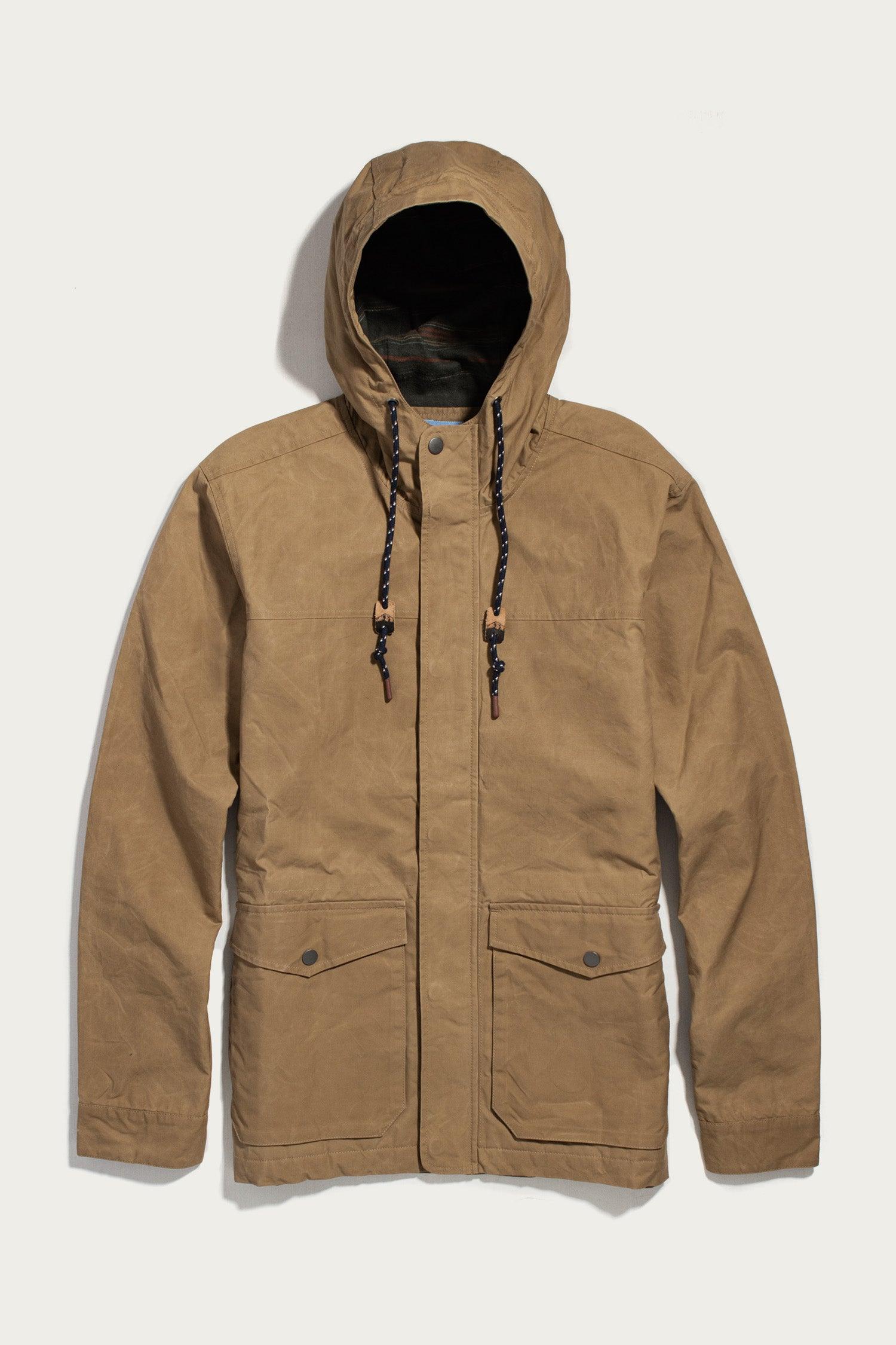 Marshall Jacket / Dark Khaki Waxed Canvas