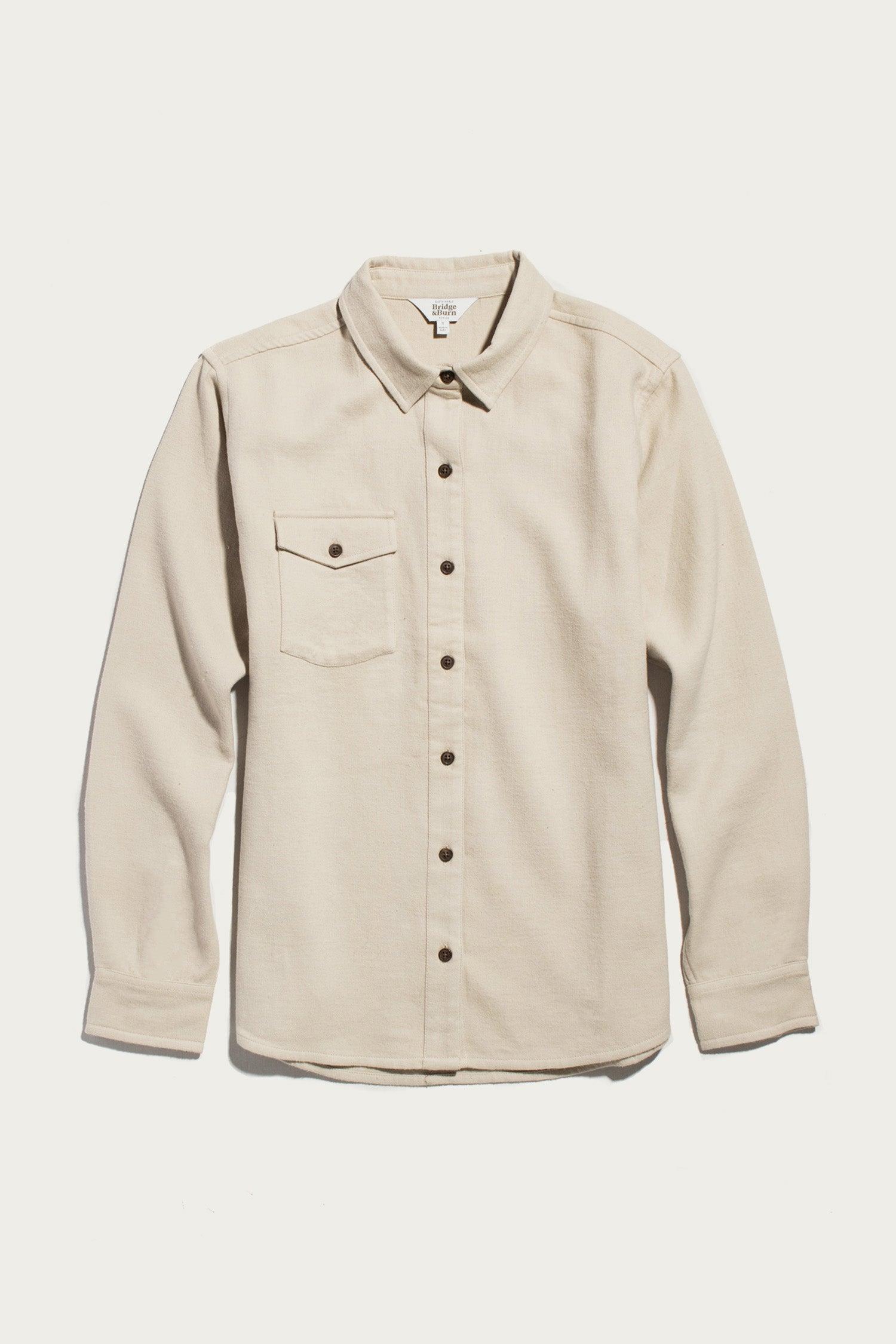 Bird Shirt / Fawn Flannel