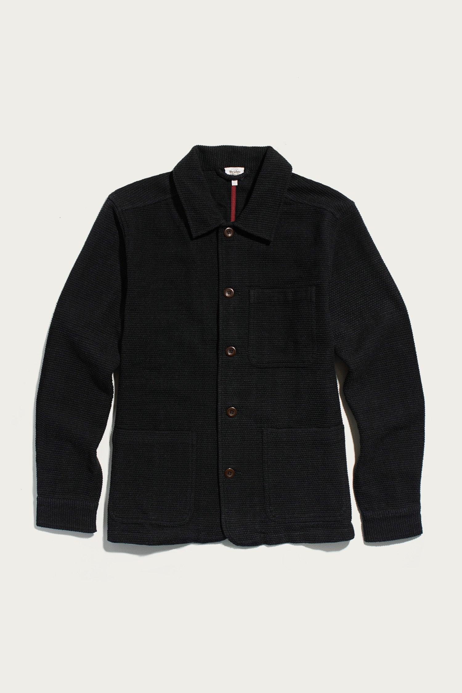 Men's Studio Chore Coat / Washed Black