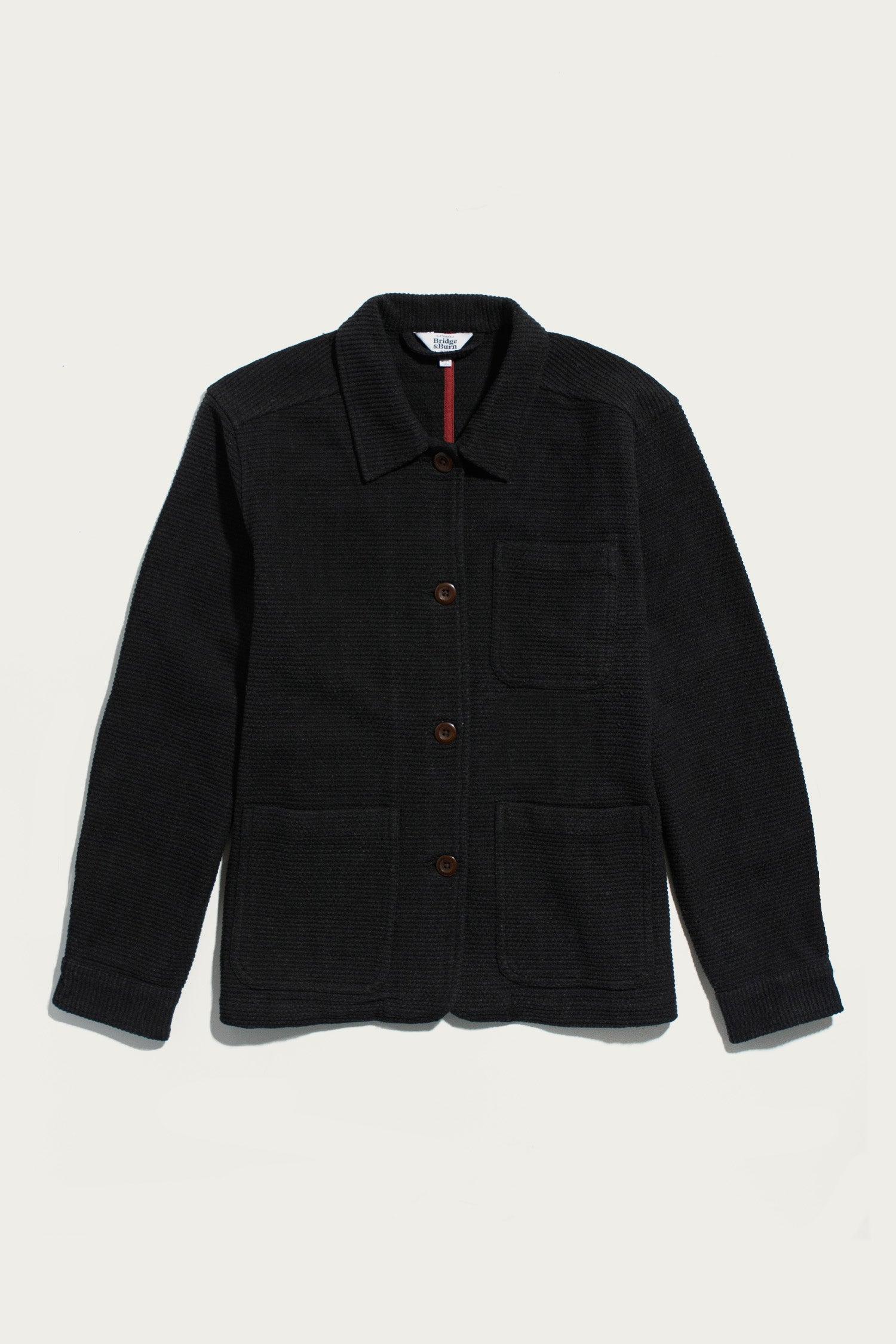 Women's Studio Chore Coat / Washed Black