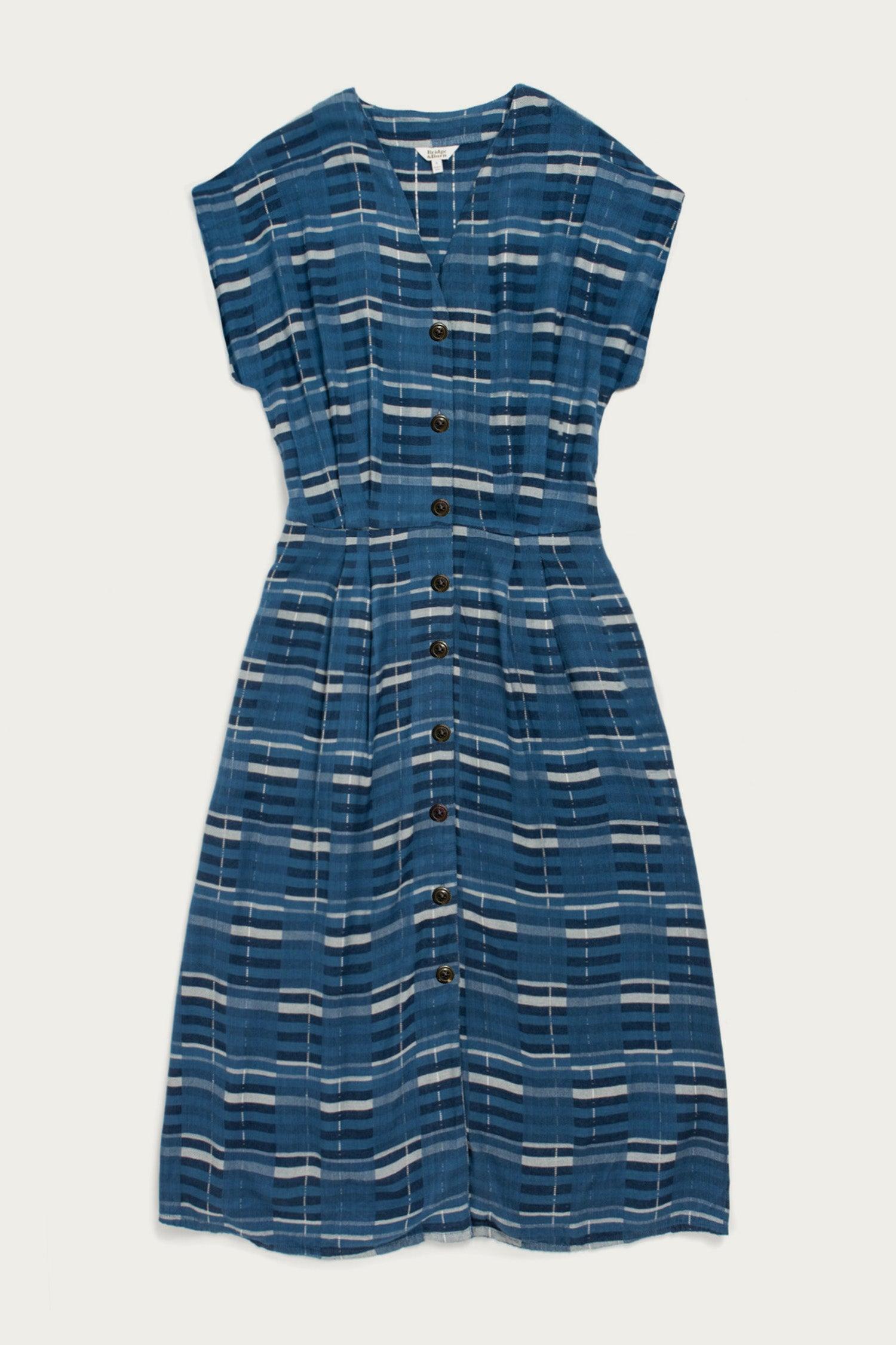 Eileen Dress / Stormcrest Stripe