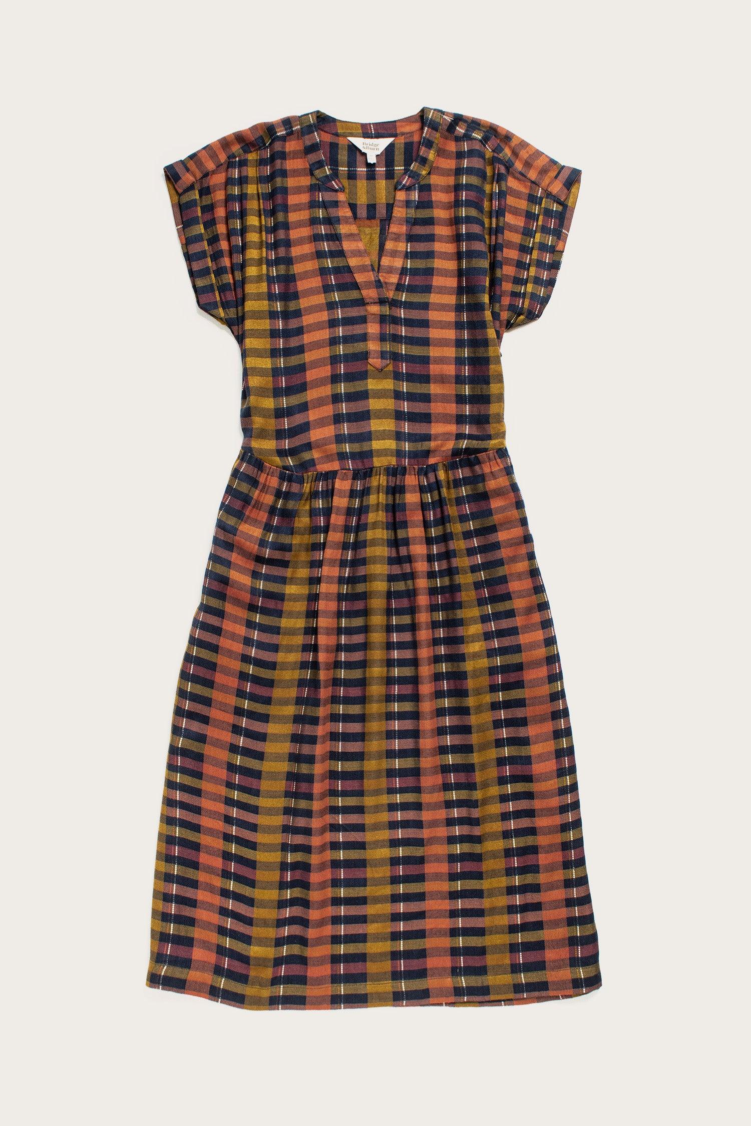Ira Dress / Alpenglow Stripe