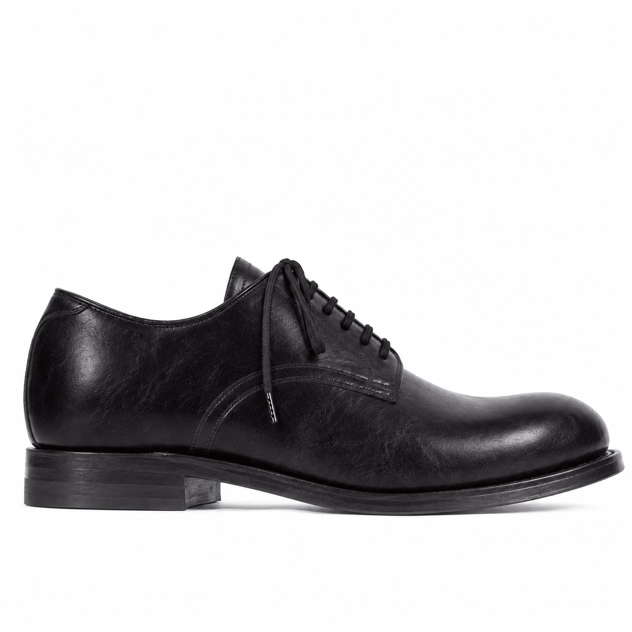 Navvy Cut Shoe - Black Teacore Horsebutt
