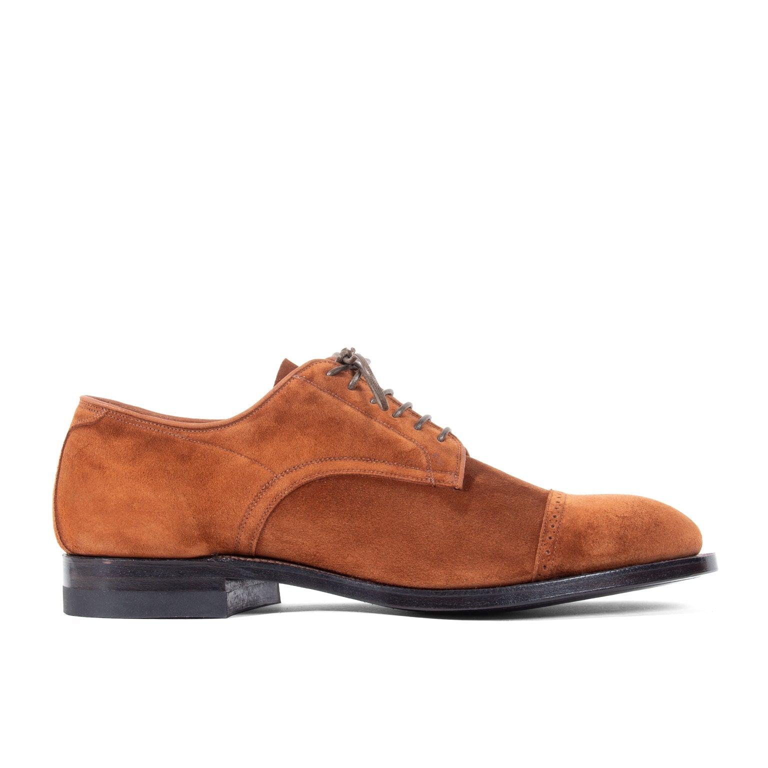 Navvy Cut Shoe - Polo Brown Janus Calf Suede