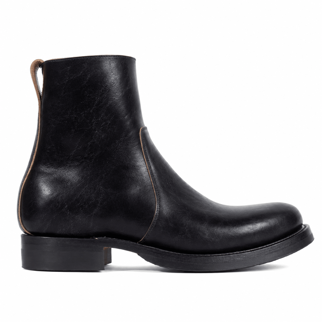 Side Zip - Black Teacore Horsebutt