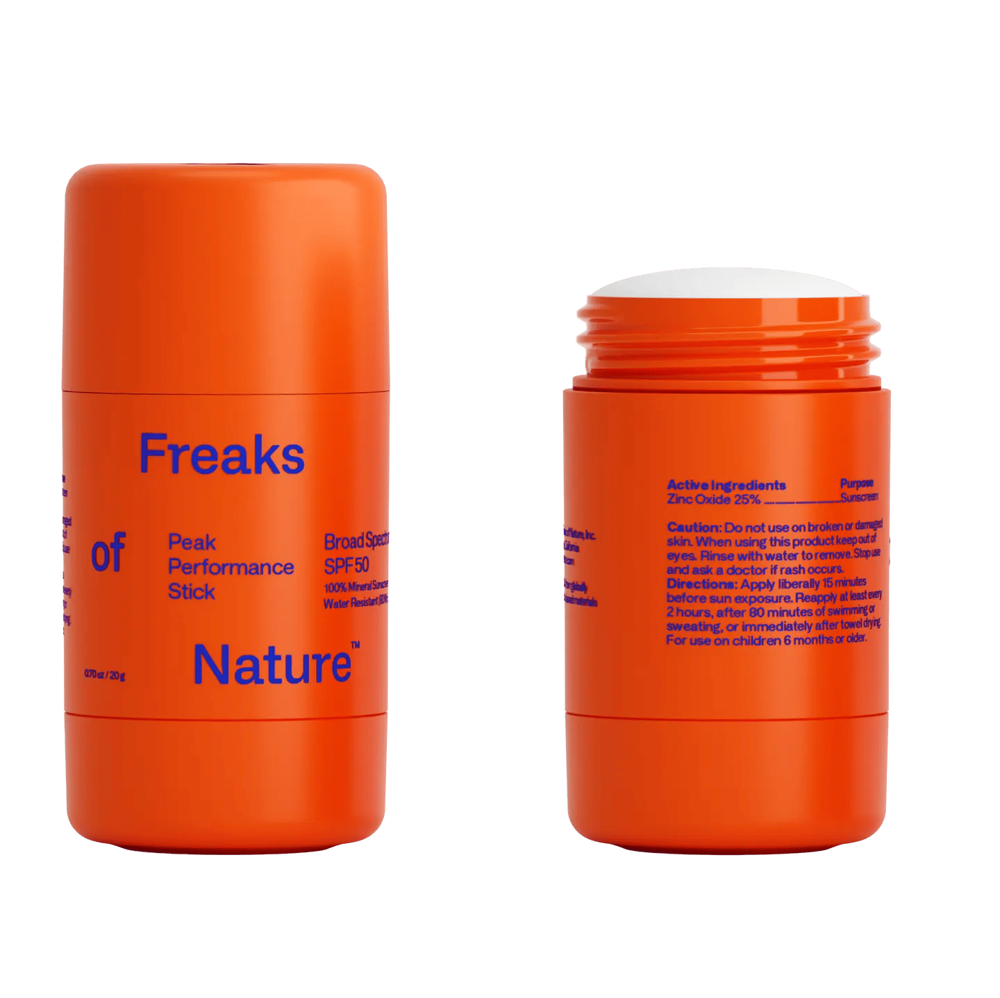 Peak Performance SPF 50 Sunscreen | Travel Stick | Freaks of Nature